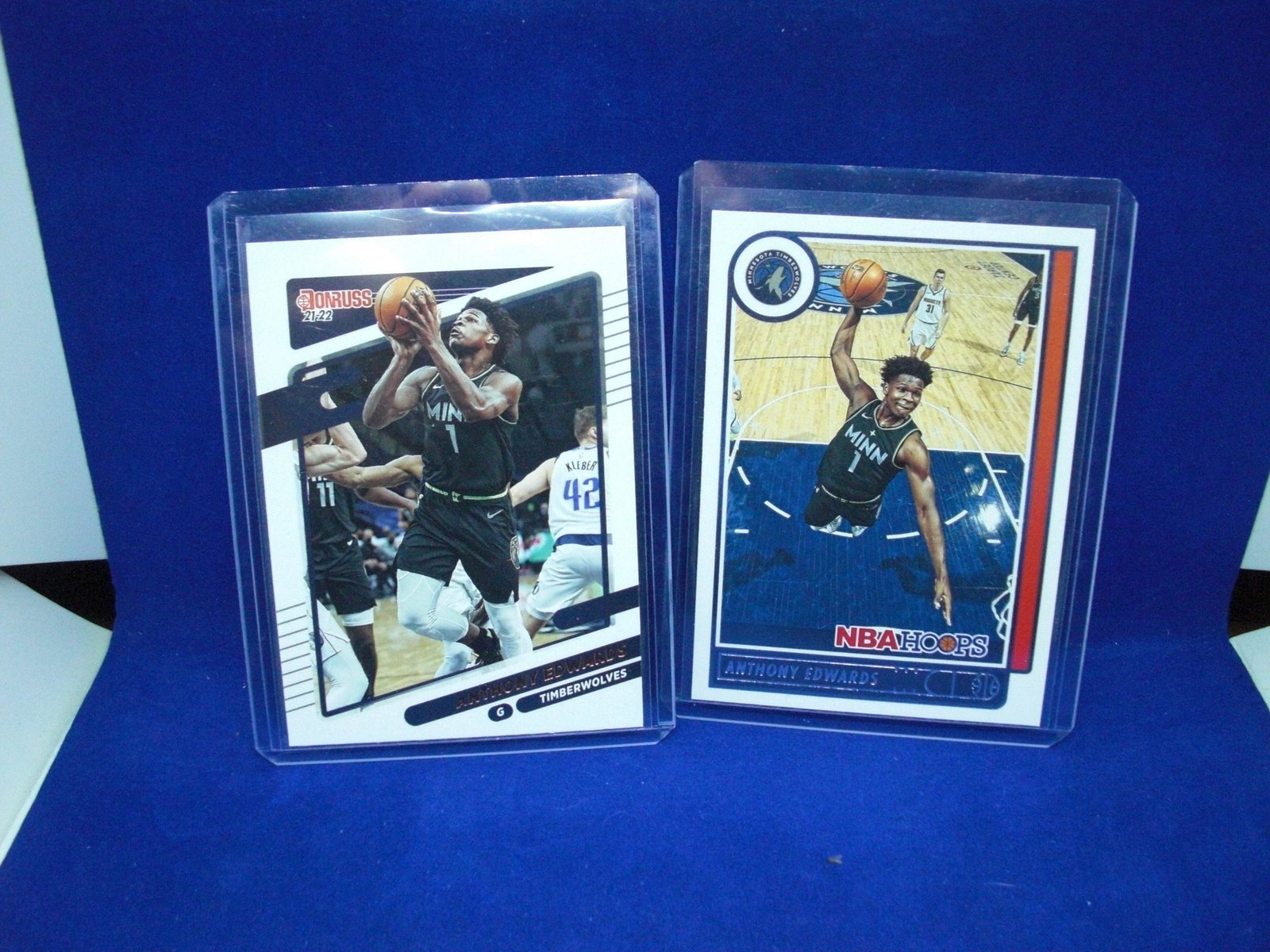 lot of 2 anthony edwards cards: lot of 2 anthony edwards cards