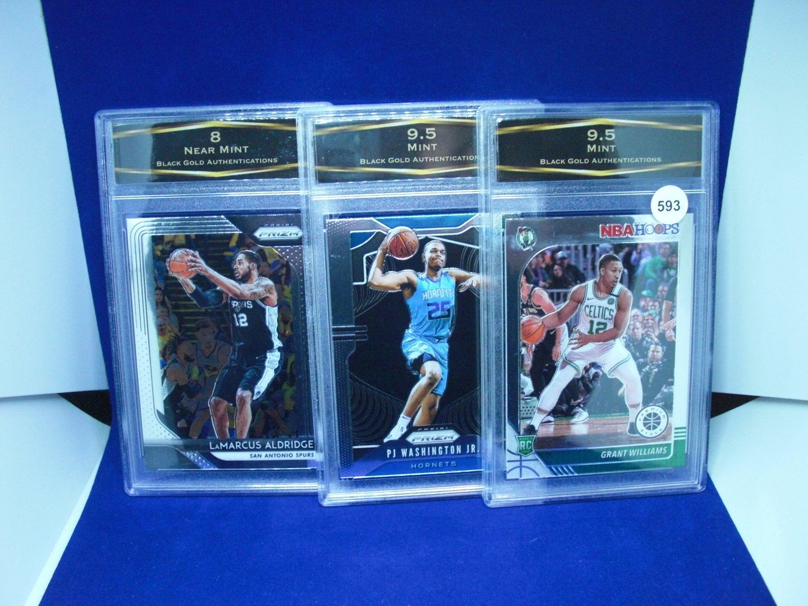 lot of 3 bga graded basketball cards: lot of 3 bga graded basketball cards