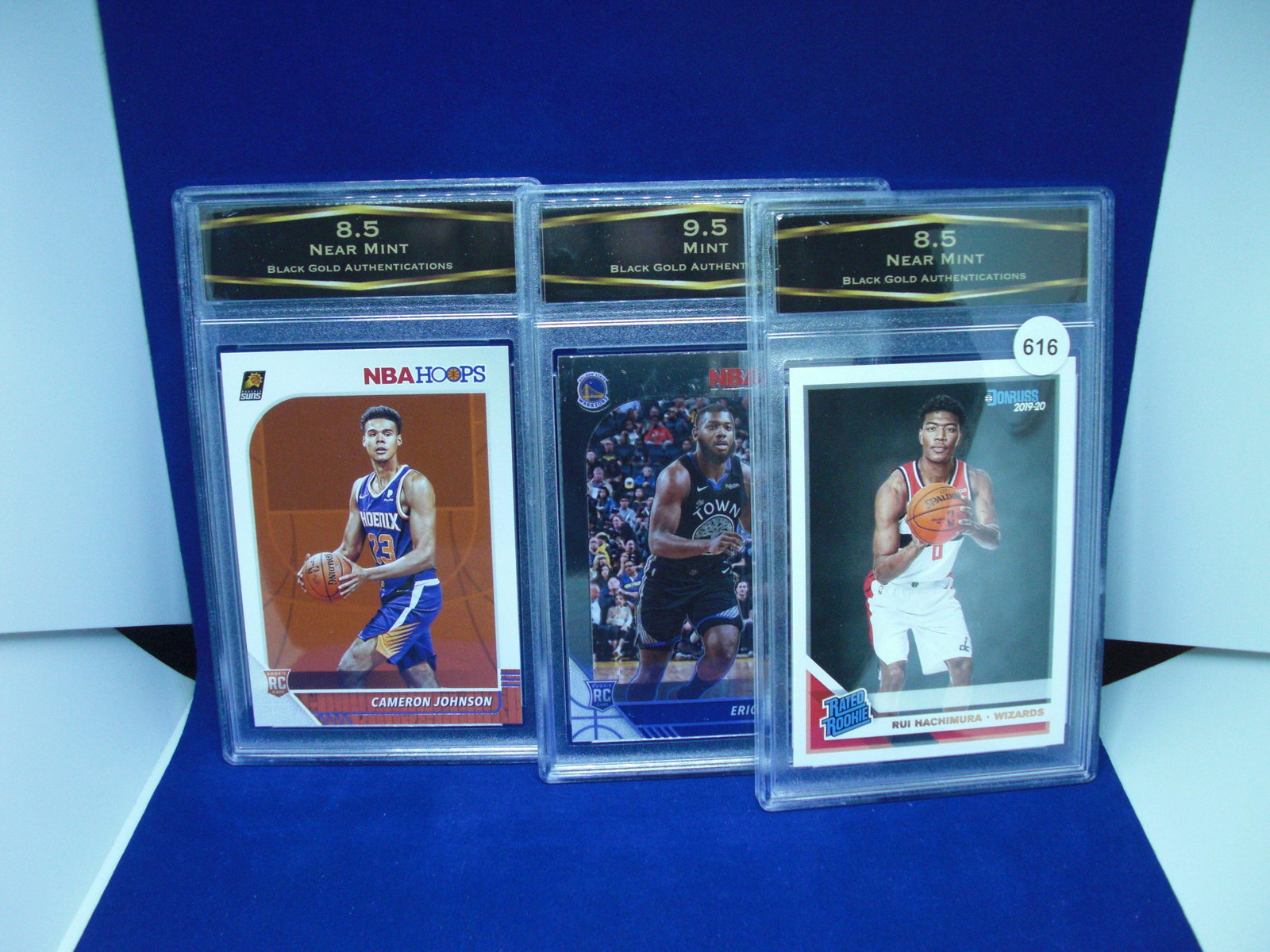 lot of 3 bga graded basketball cards: lot of 3 bga graded basketball cards