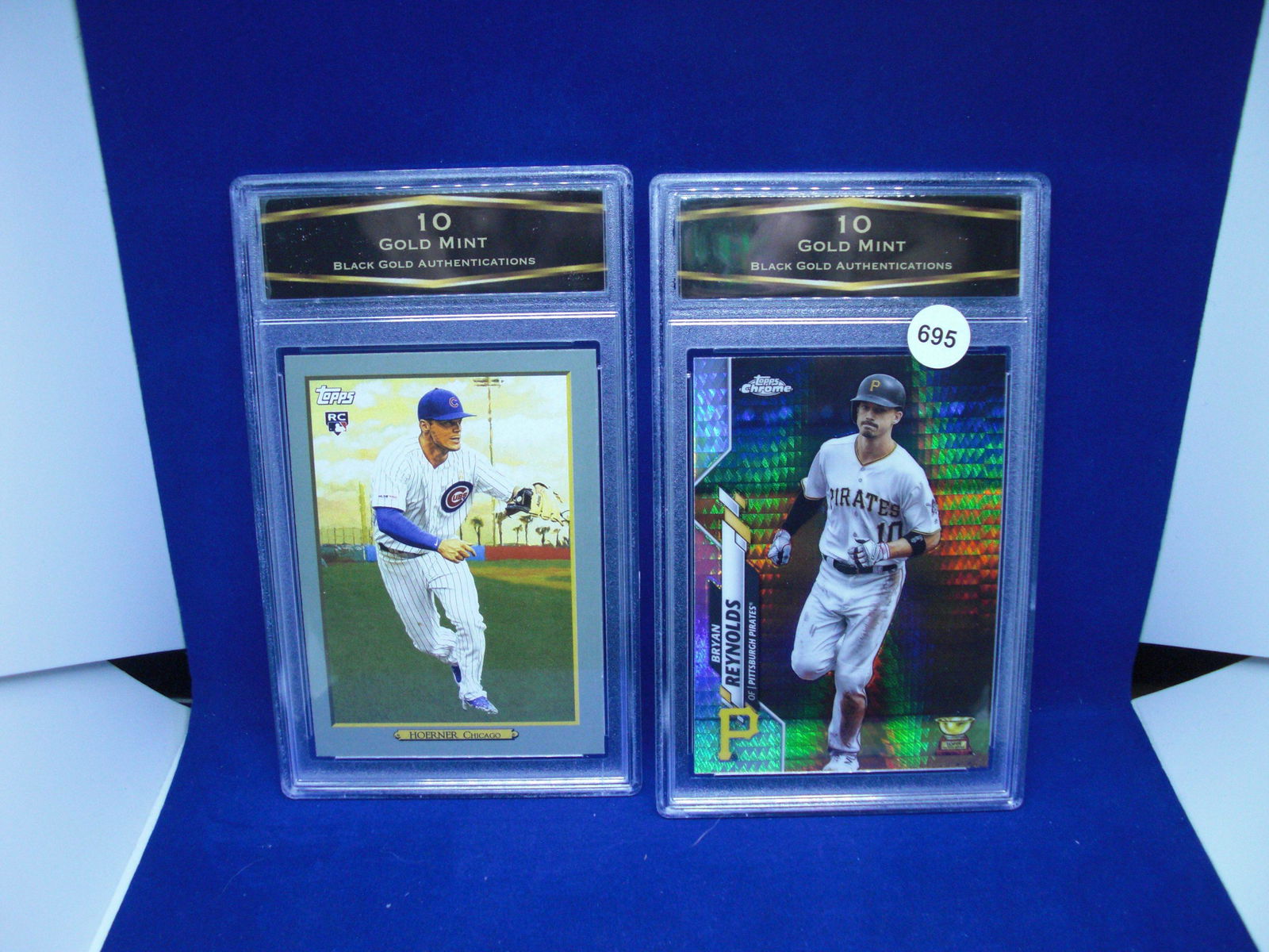 lot of 2 bga graded baseball cards: lot of 2 bga graded baseball cards