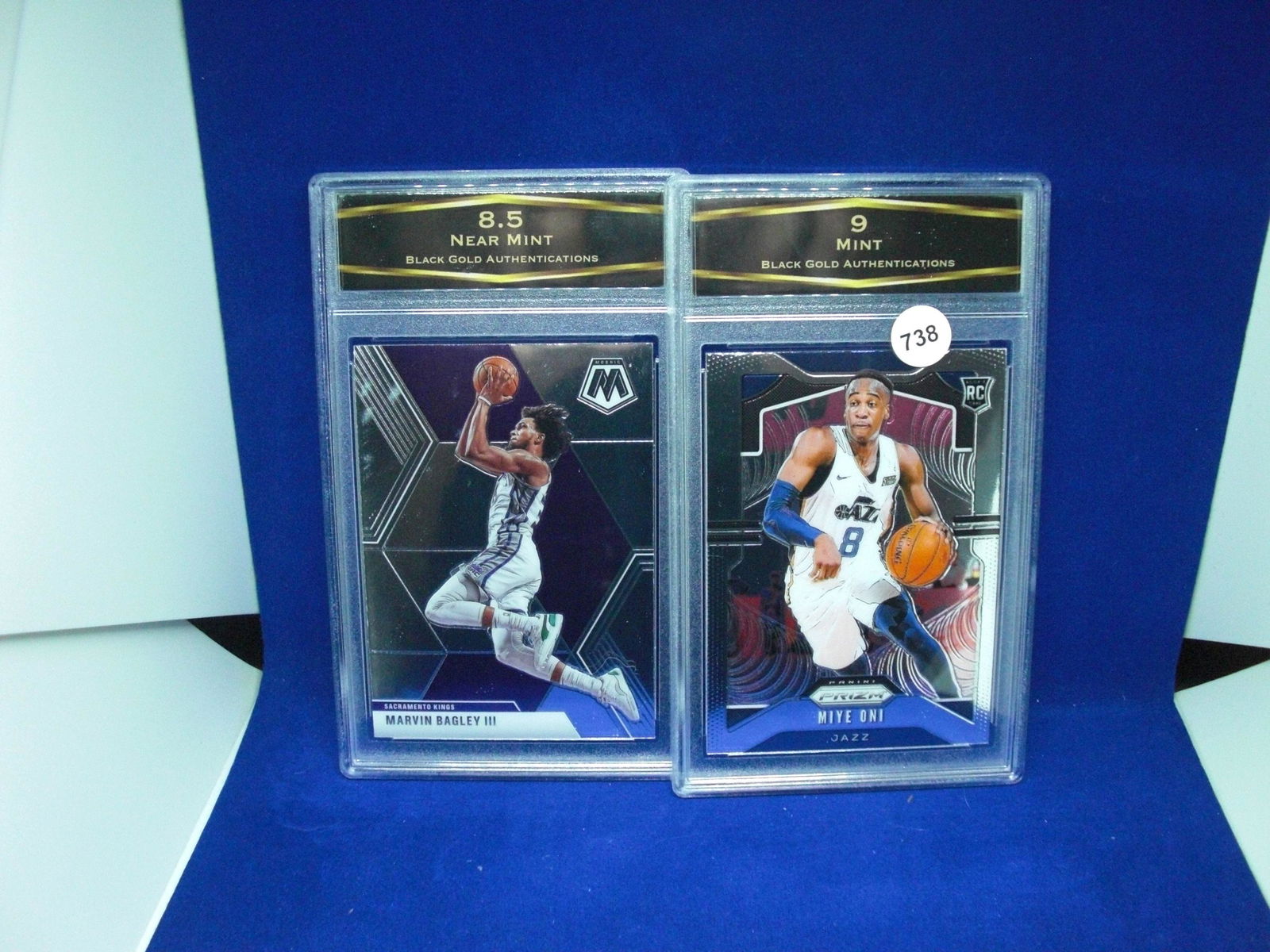 lot of 2 bga graded basketball cards: lot of 2 bga graded basketball cards