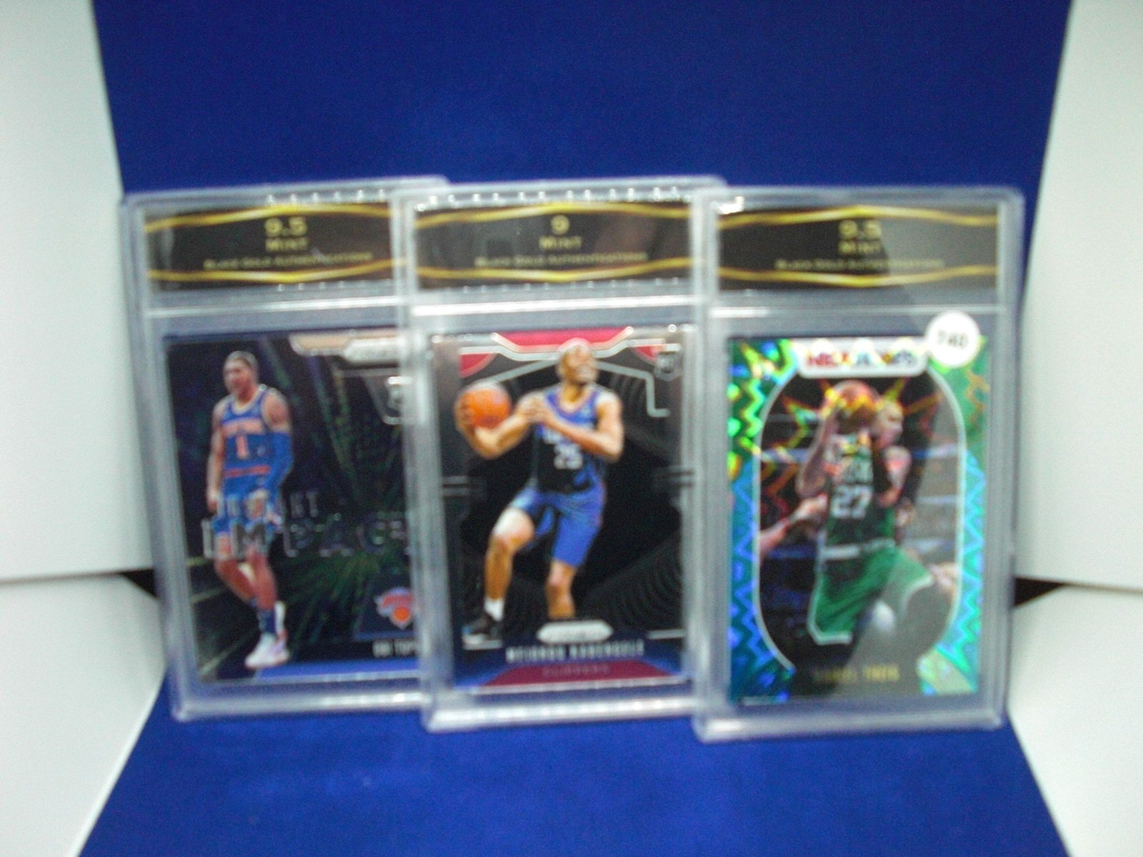lot of 3 bga graded basketball cards: lot of 3 bga graded basketball cards