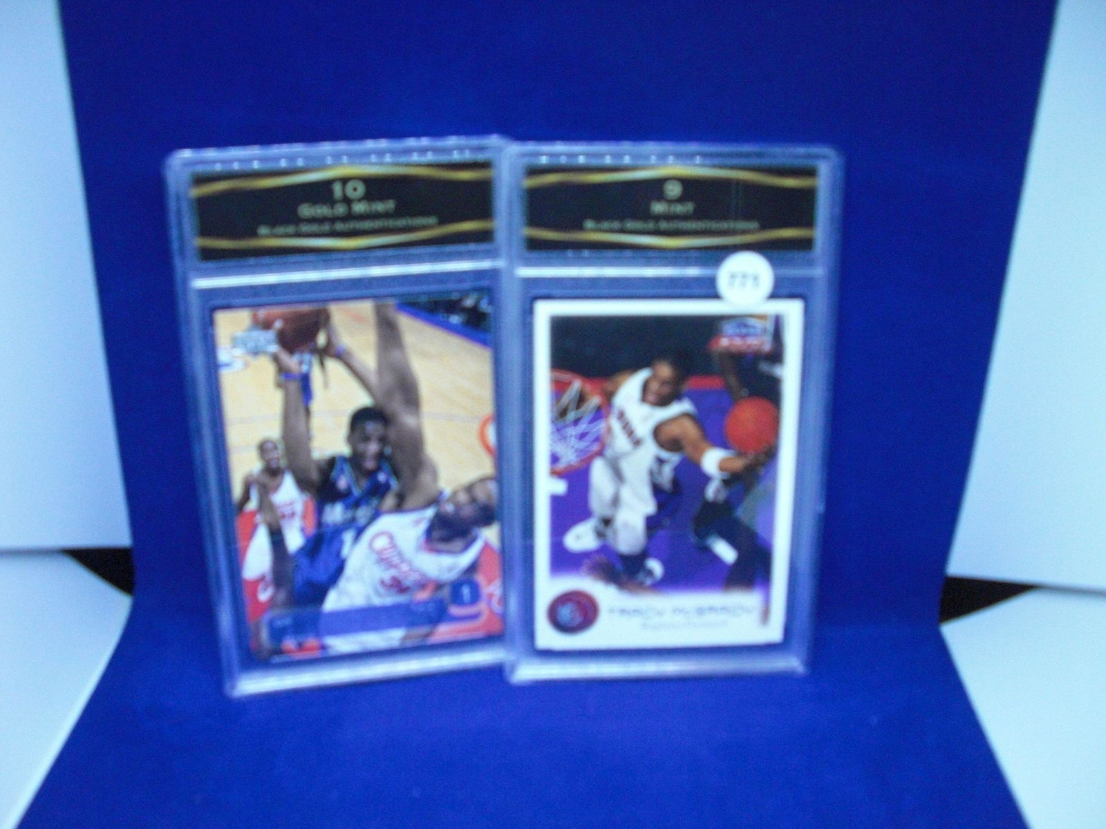 lot of 2 bga graded tracy mcgrady cards: lot of 2 bga graded tracy mcgrady cards