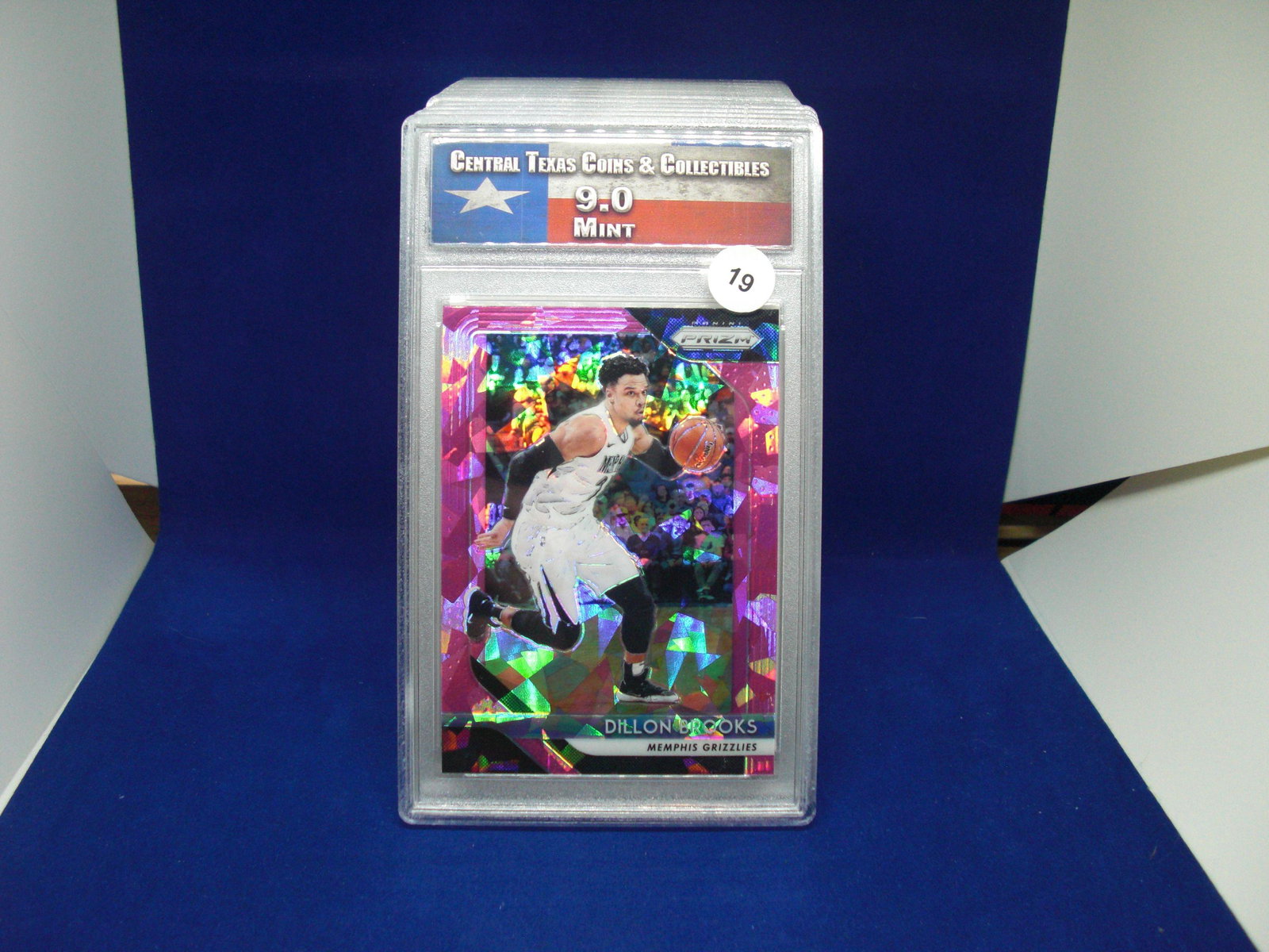ctcc graded dillion brooks pink prizm mint 9: nice graded card