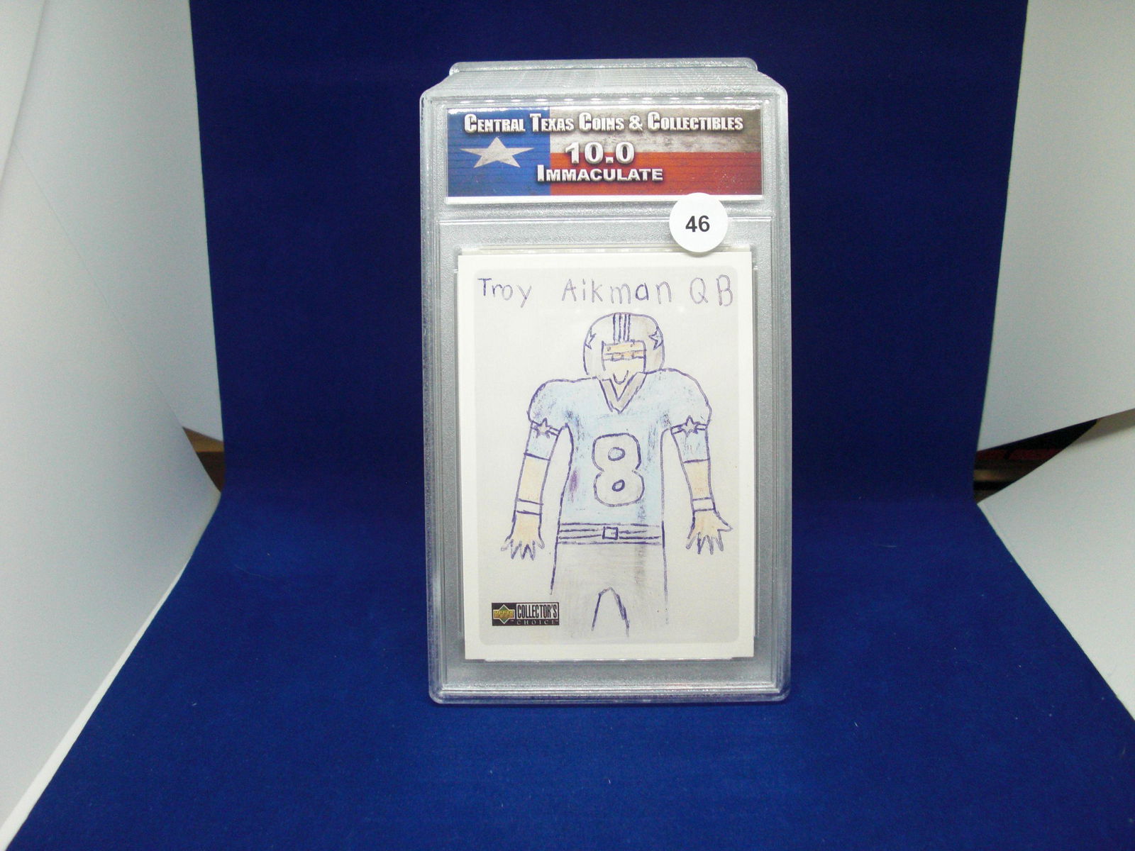 ctcc graded troy aikman mint 10 (1 of 1)