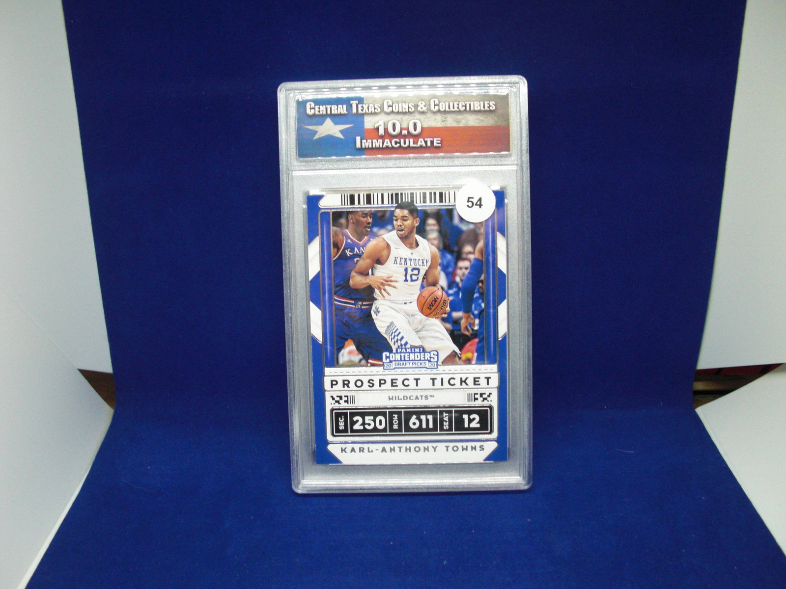 ctcc graded karl anthony towns mint 10: nice graded card
