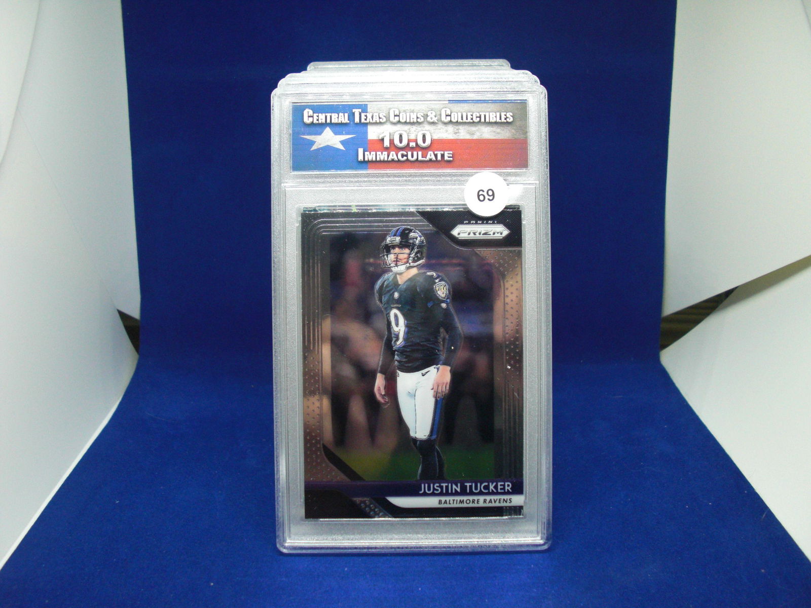 ctcc graded justin tucker mint 10 (1 of 1)