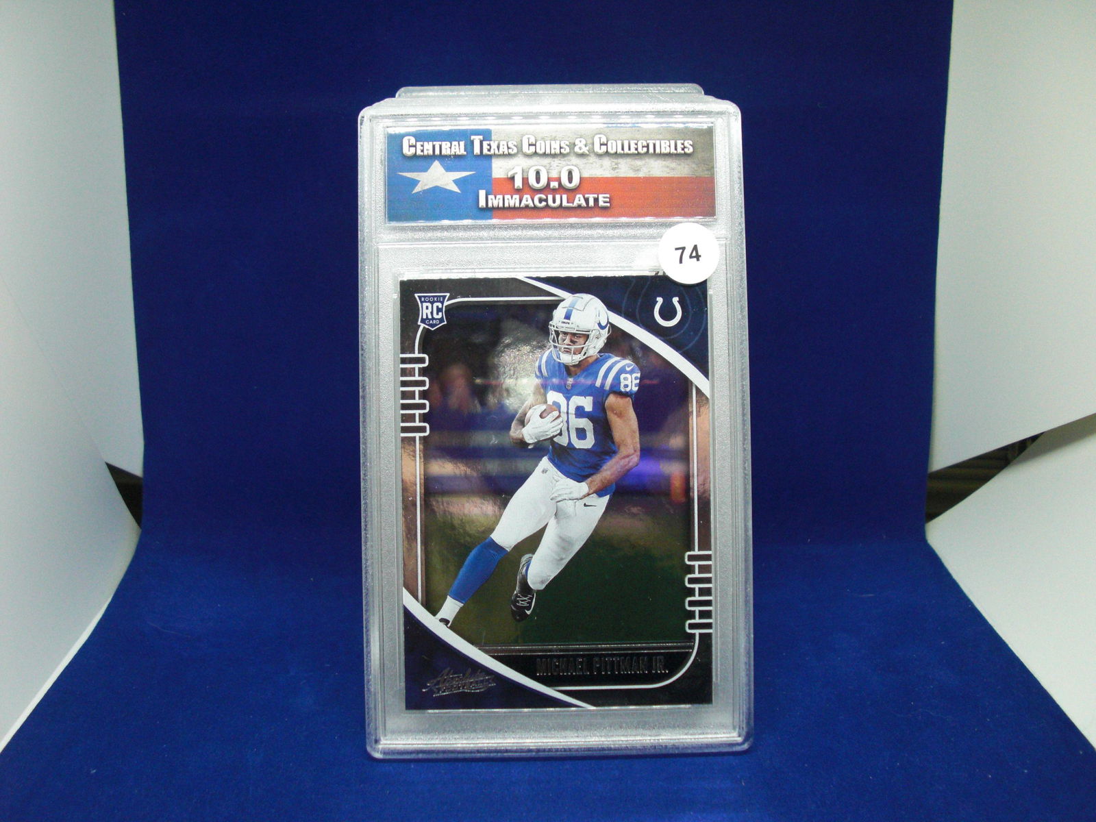 ctcc graded michael pittman jr rookie mint 10 (1 of 1)