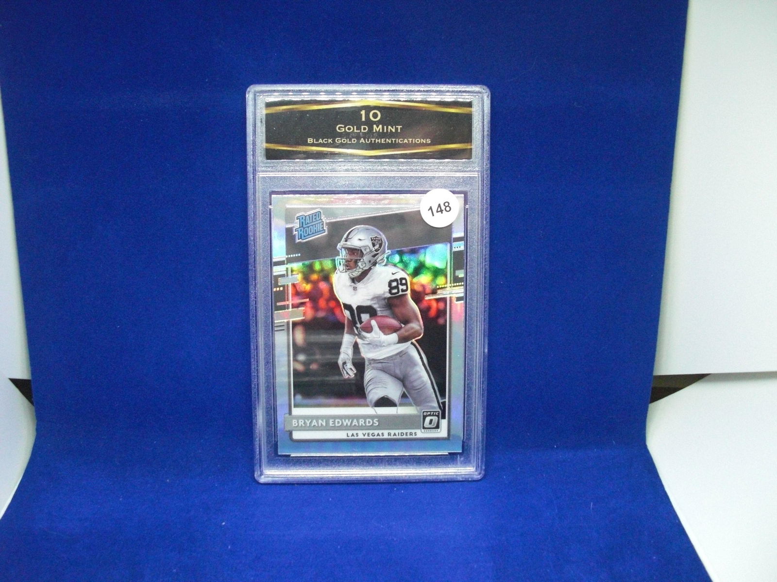 bga graded bryan edwards rated rookie mint 10 (1 of 1)