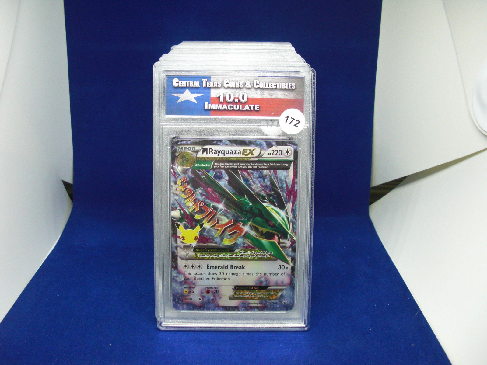 ctcc graded pokemon mrayquaza mint 10 (1 of 1)