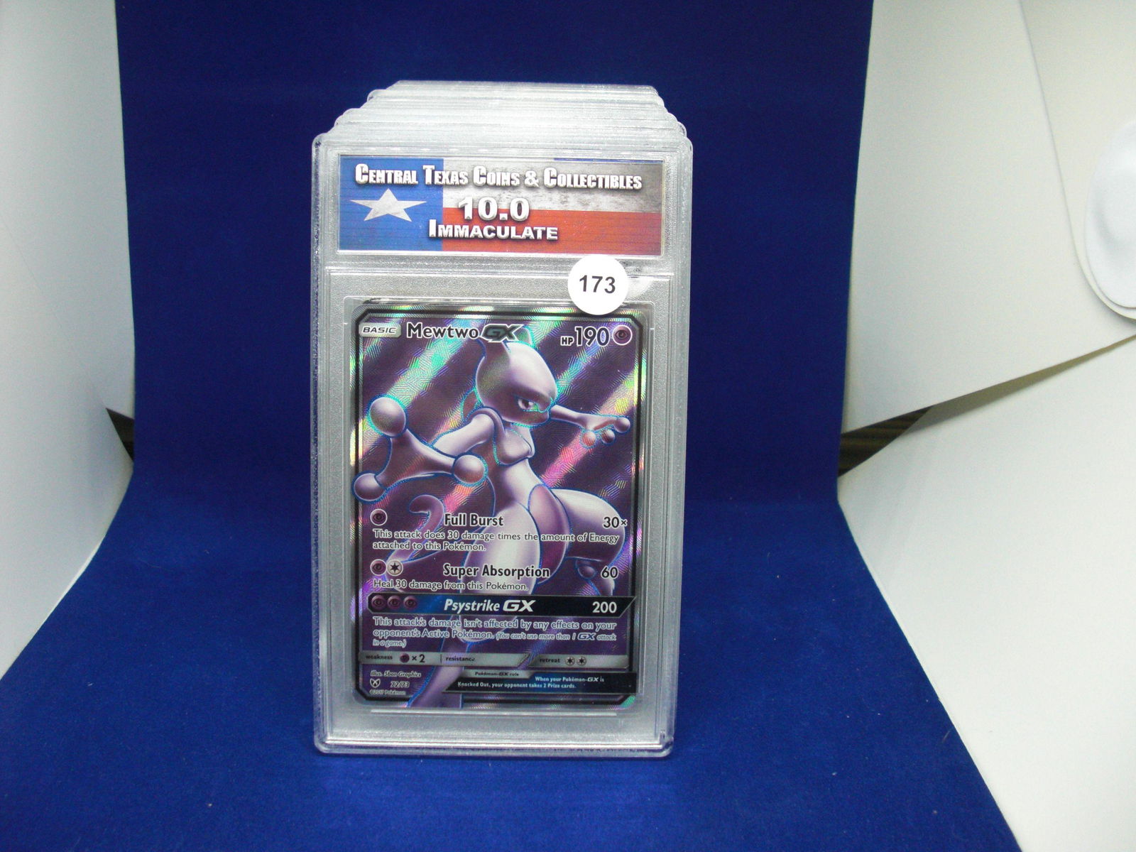ctcc graded pokemon mewtwo mint 10 (1 of 1)