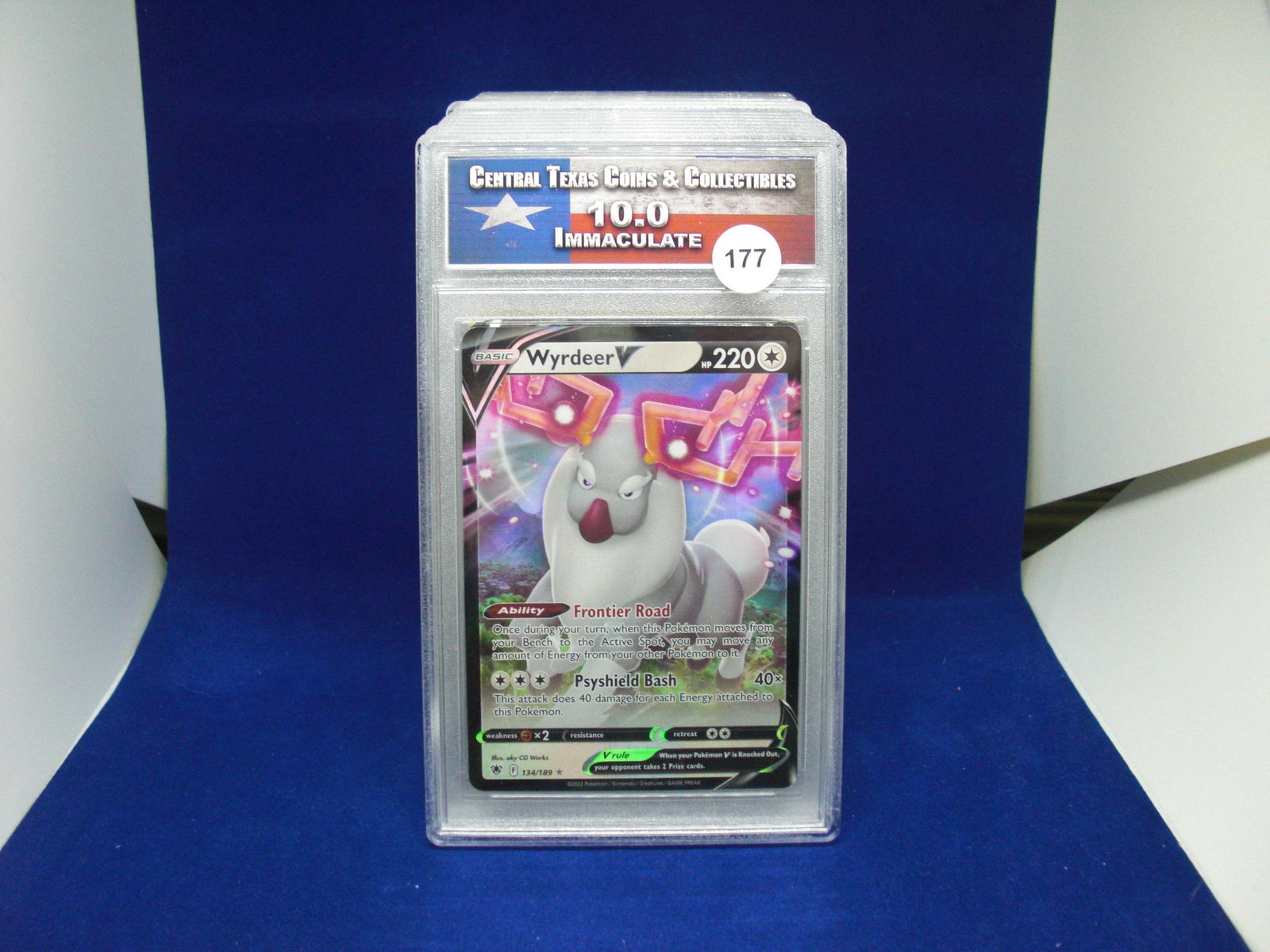 ctcc graded pokemon wyrdeerv mint 10 (1 of 1)