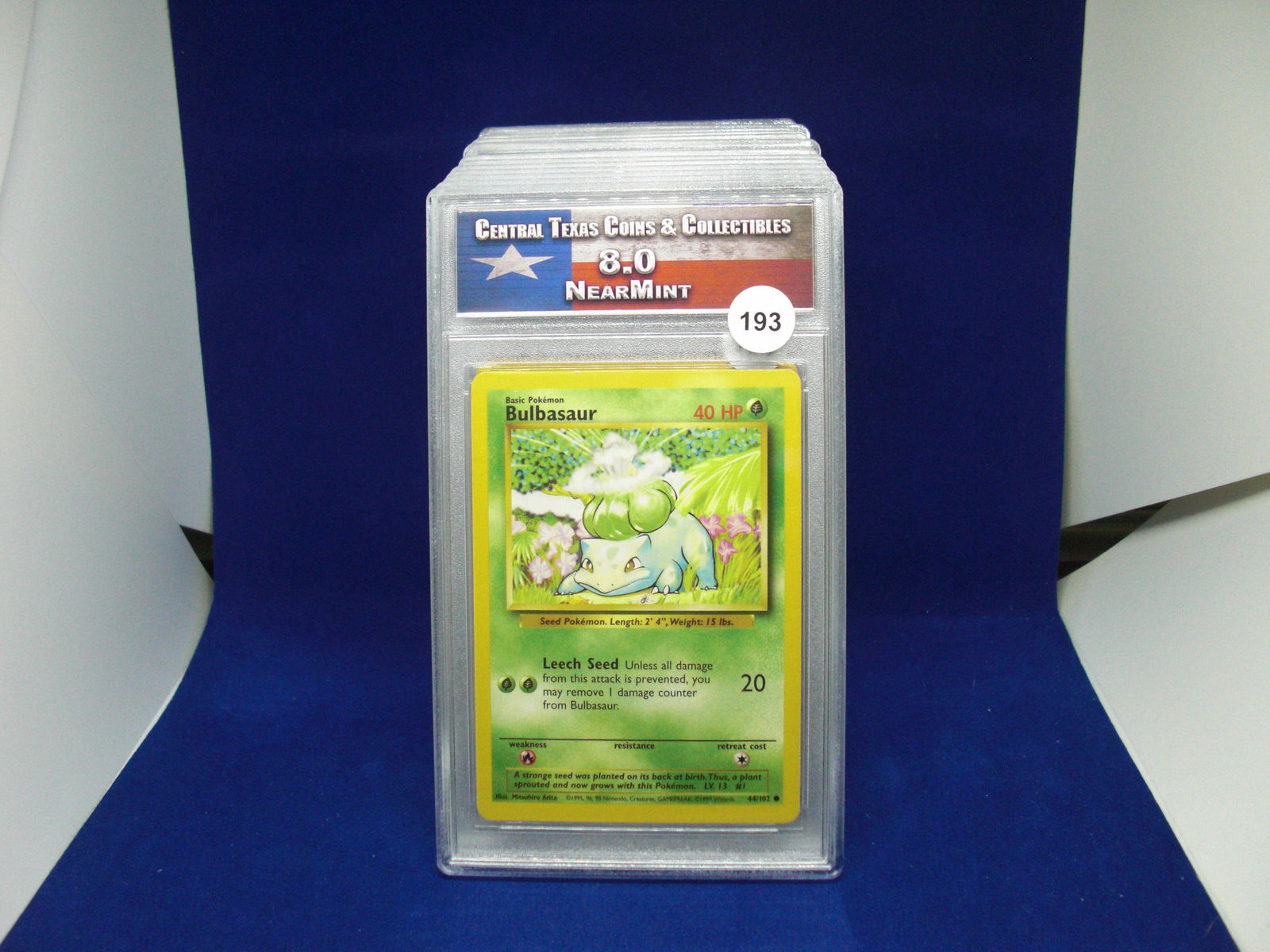ctcc graded pokemon bulbasaur mint 8 (1 of 1)