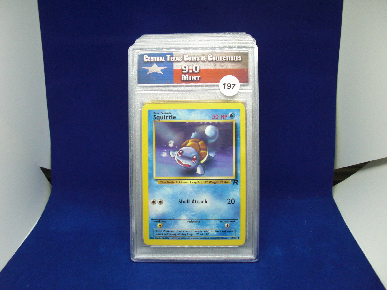 ctcc graded pokemon squirtle mint 9 (1 of 1)