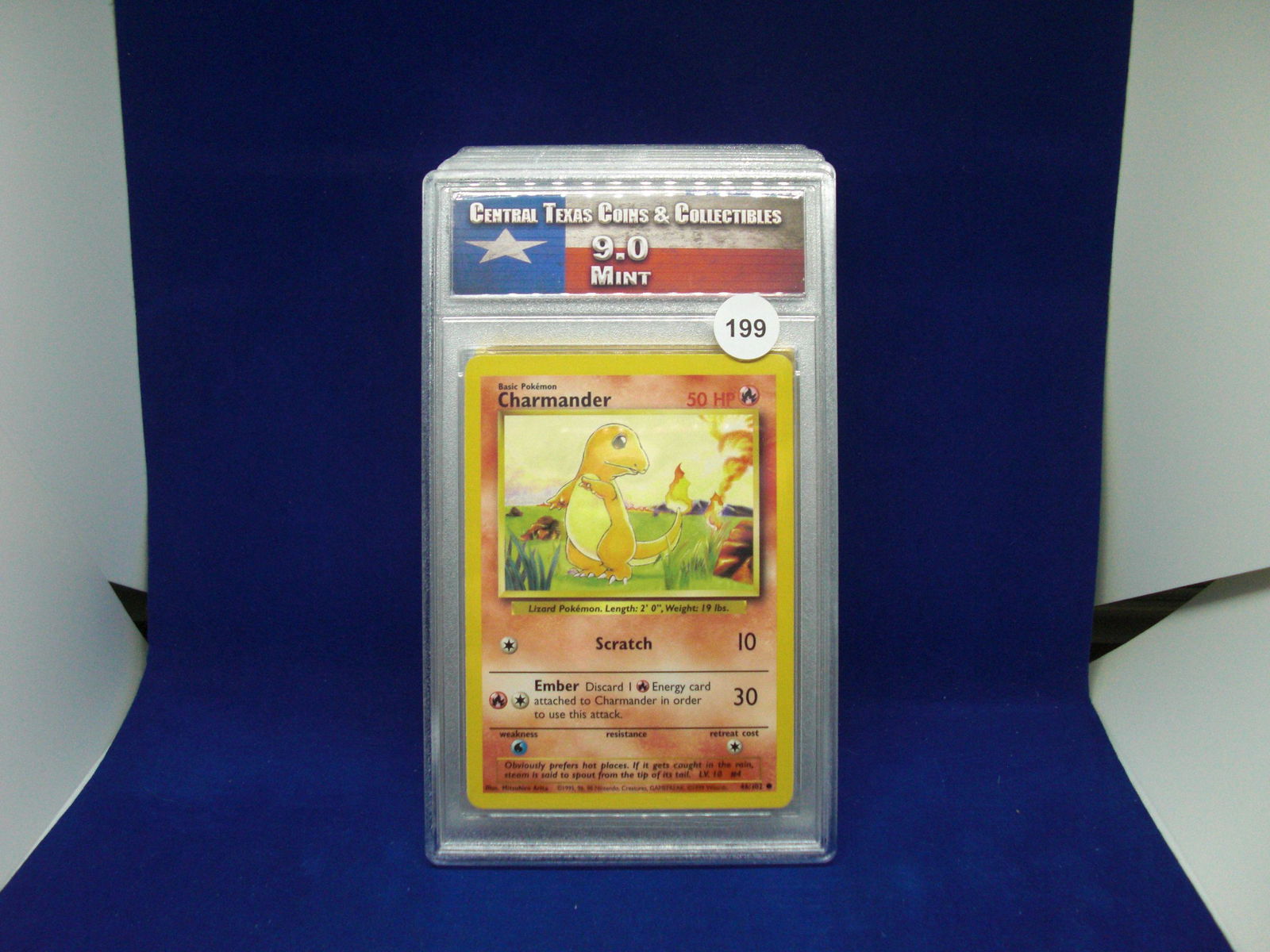 ctcc graded pokemon charmander mint 9 (1 of 1)