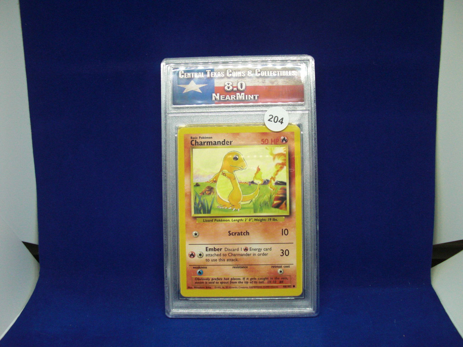 ctcc graded pokemon charmander mint 8 (1 of 1)