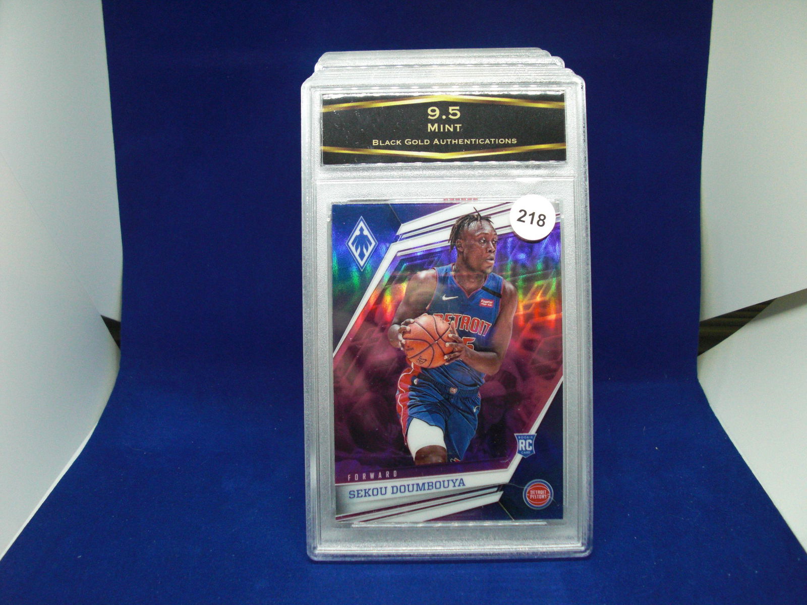 bga graded sekou doumbouya rookie mint 9.5: nice graded card