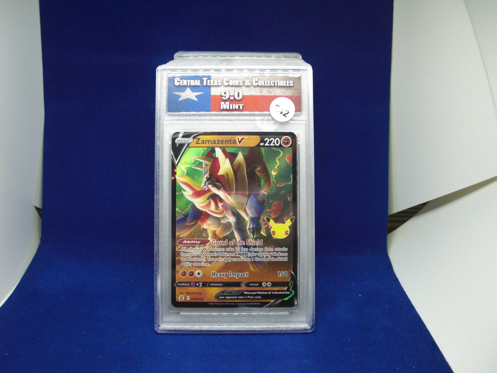 ctcc graded pokemon zamazentav mint 9 (1 of 1)