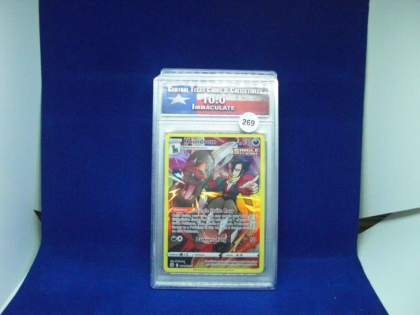 ctcc graded pokemon houndoom mint 10 (1 of 1)