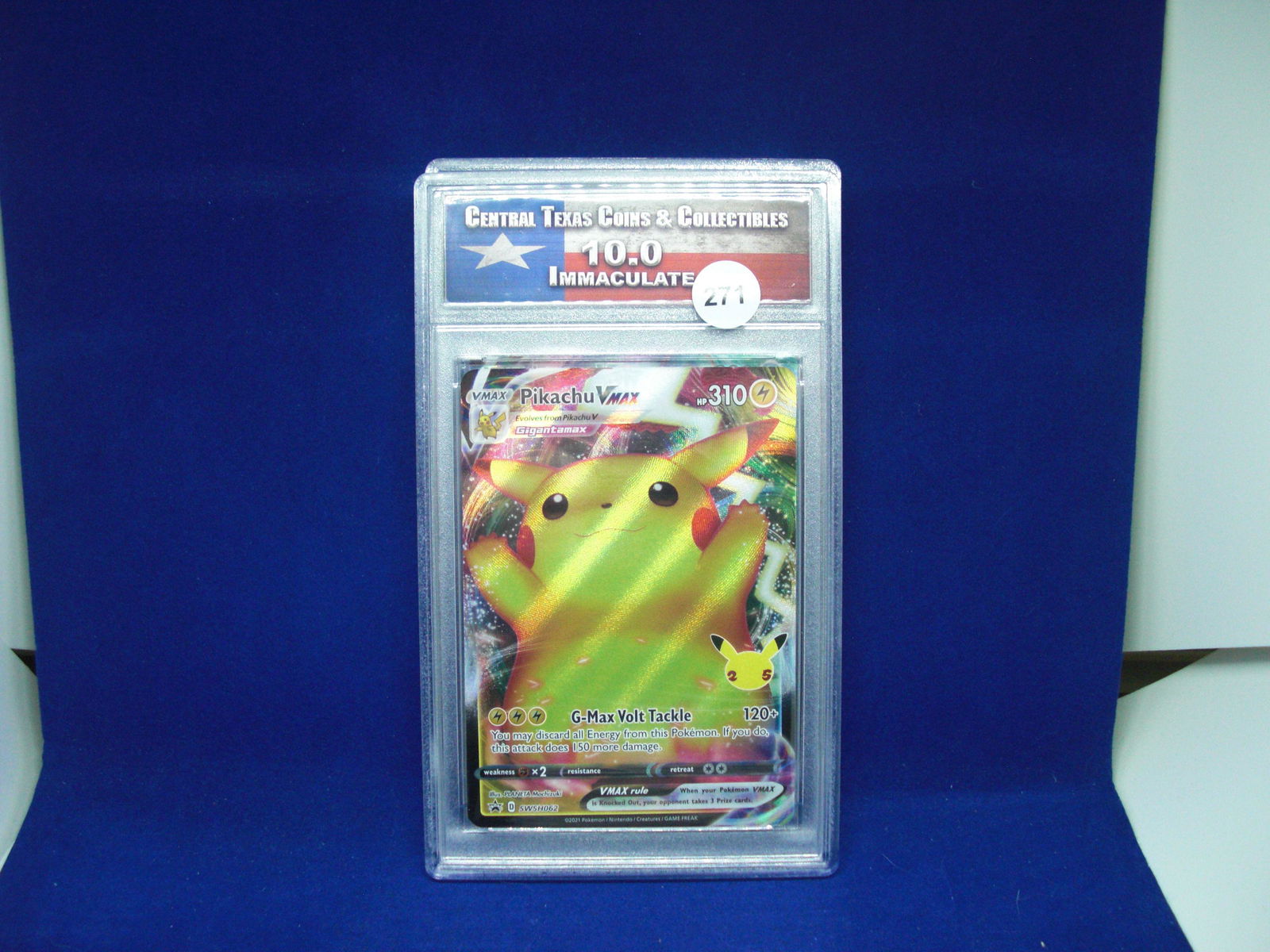 ctcc graded pokemon pikachu vmax mint 10 (1 of 1)