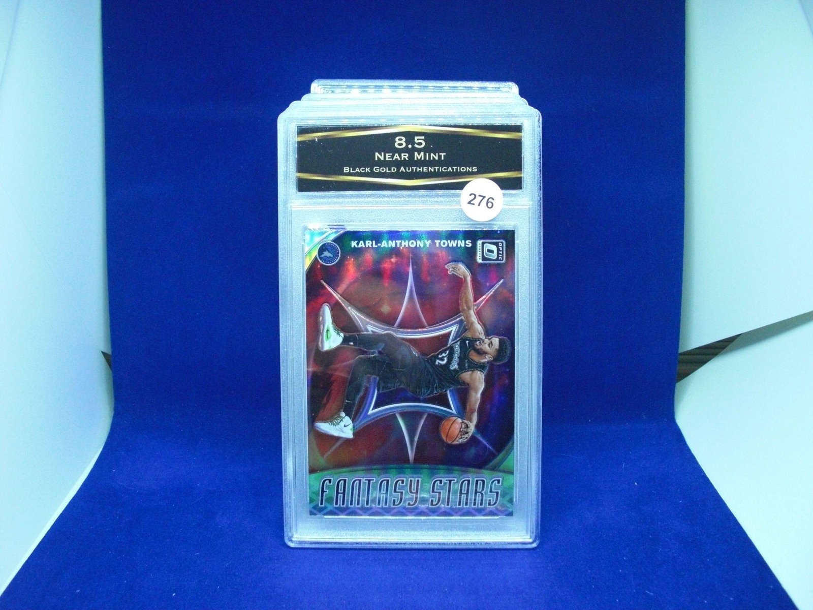 bga graded karl anthony towns mint 8.5: nice graded card