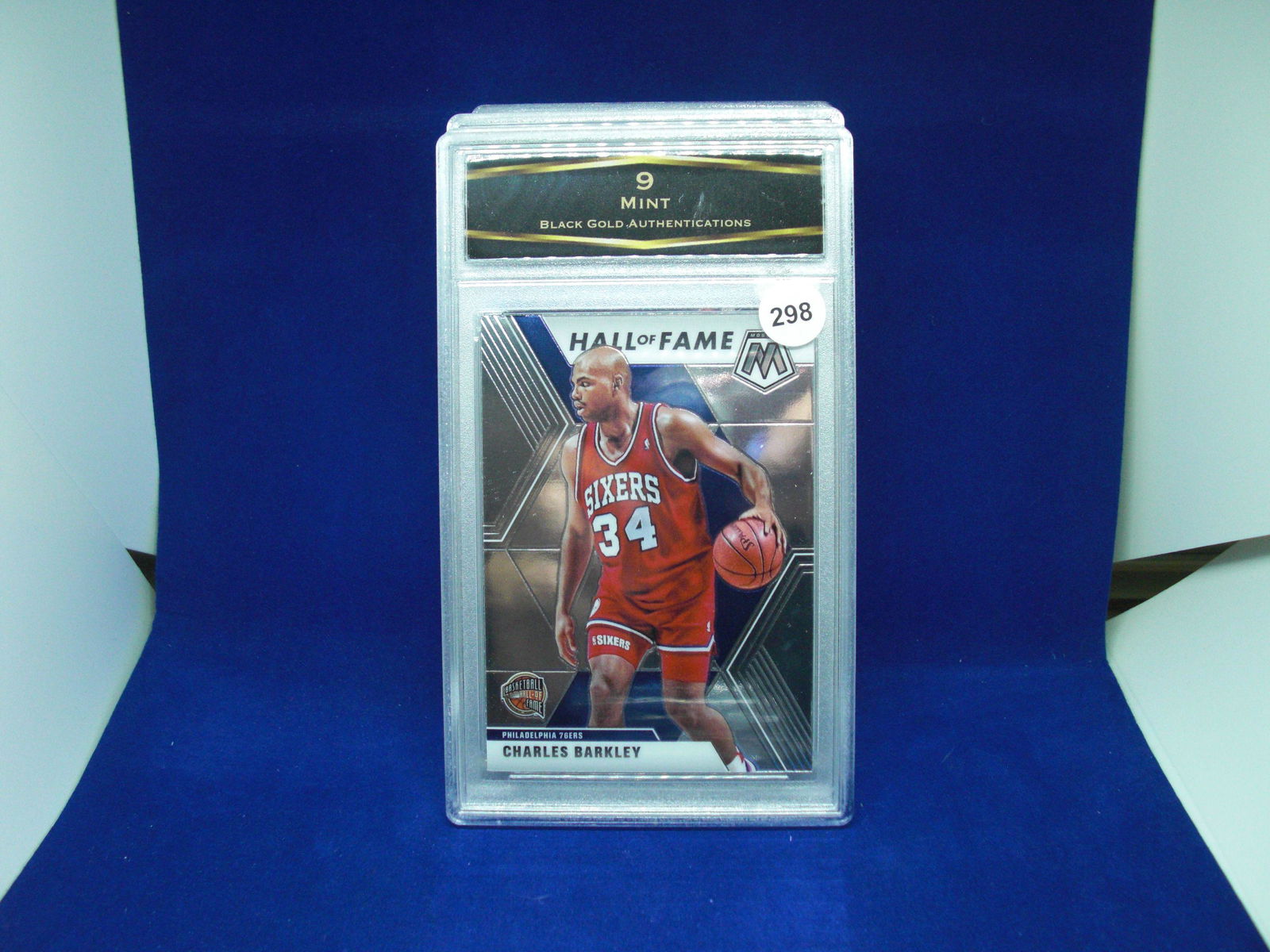 bga graded charles barkley mint 9: nice graded card