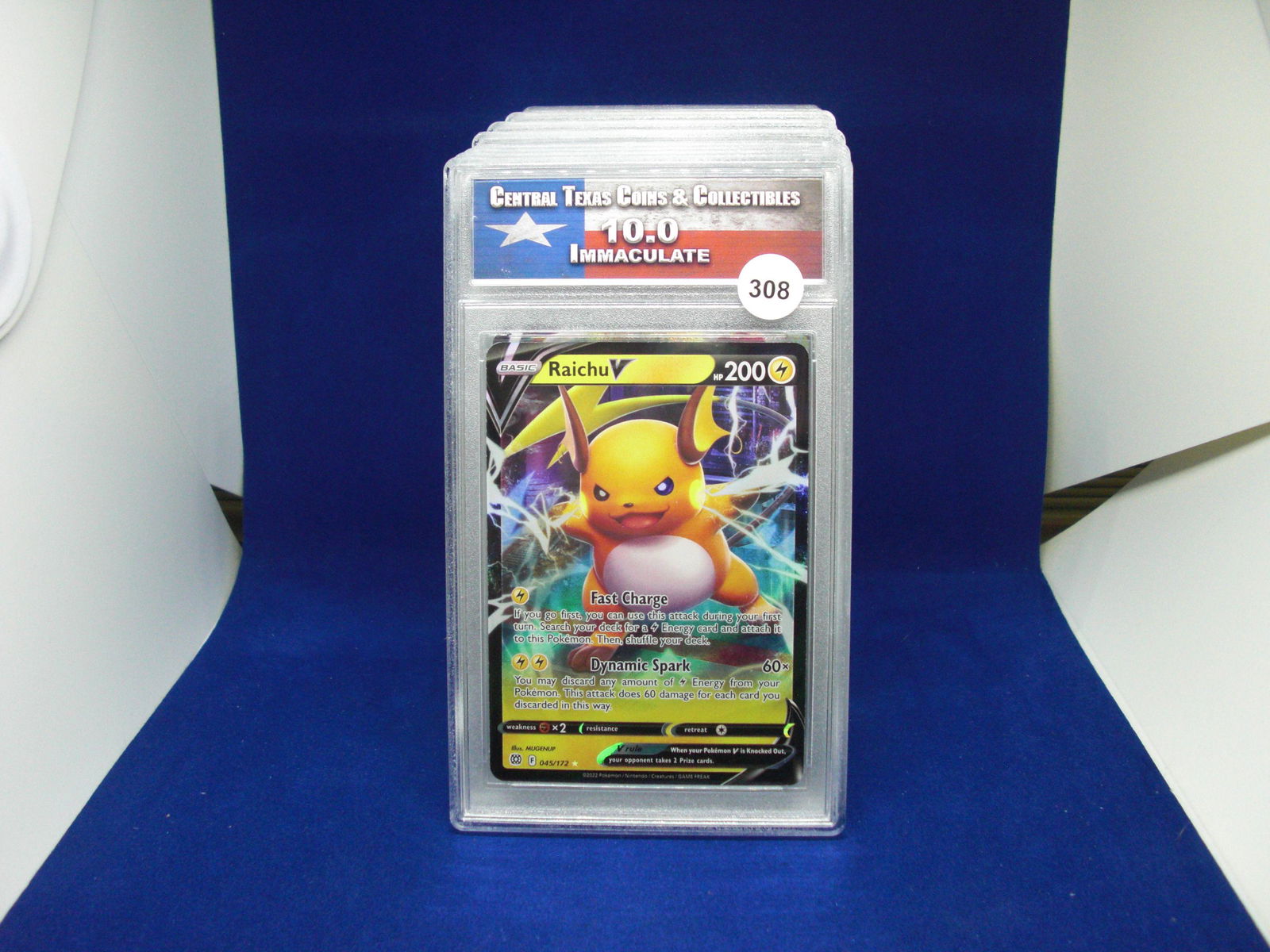 ctcc graded pokemon raichuv mint 10 (1 of 1)