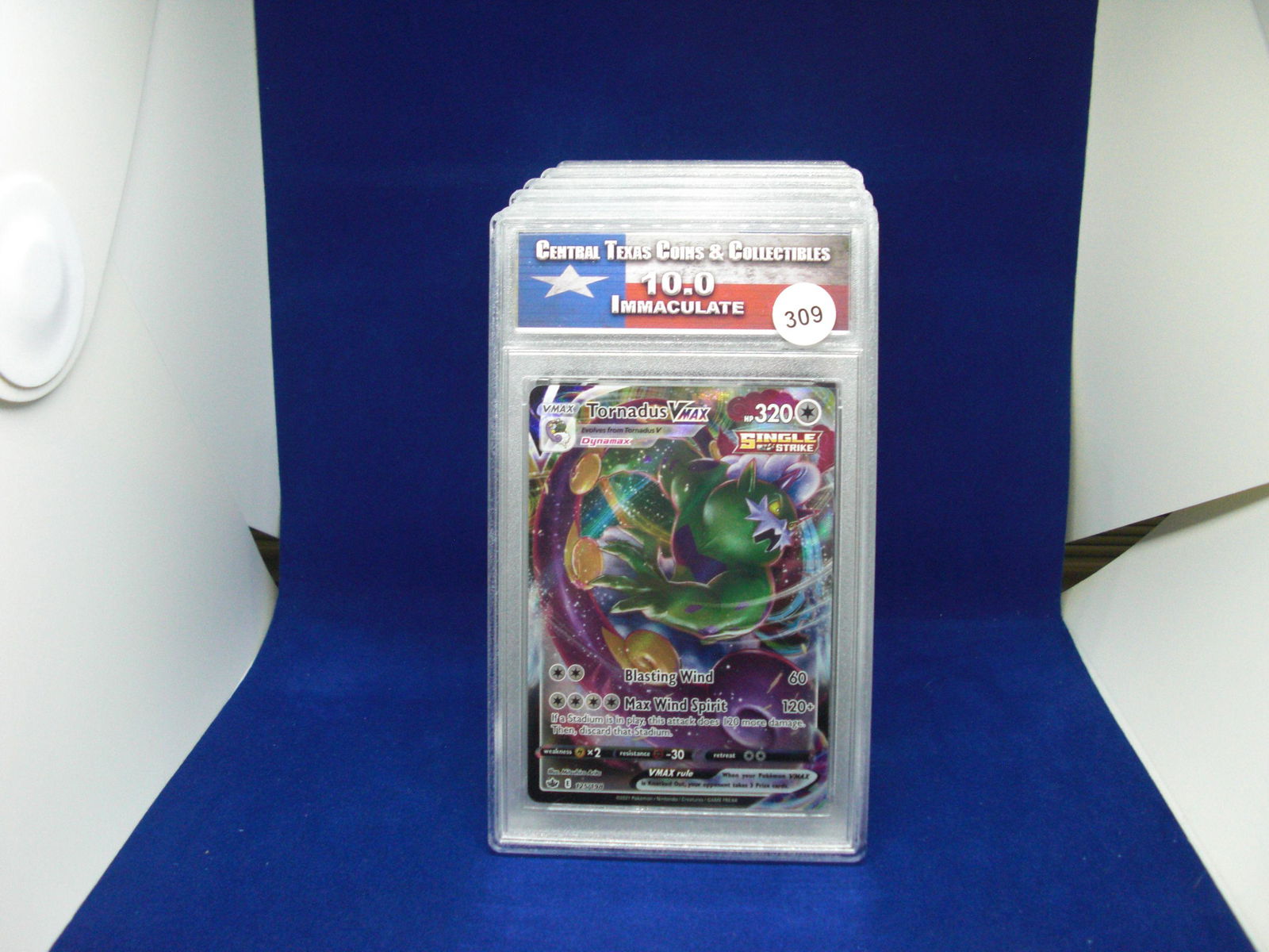 ctcc graded pokemon tornadus vmax mint 10 (1 of 1)