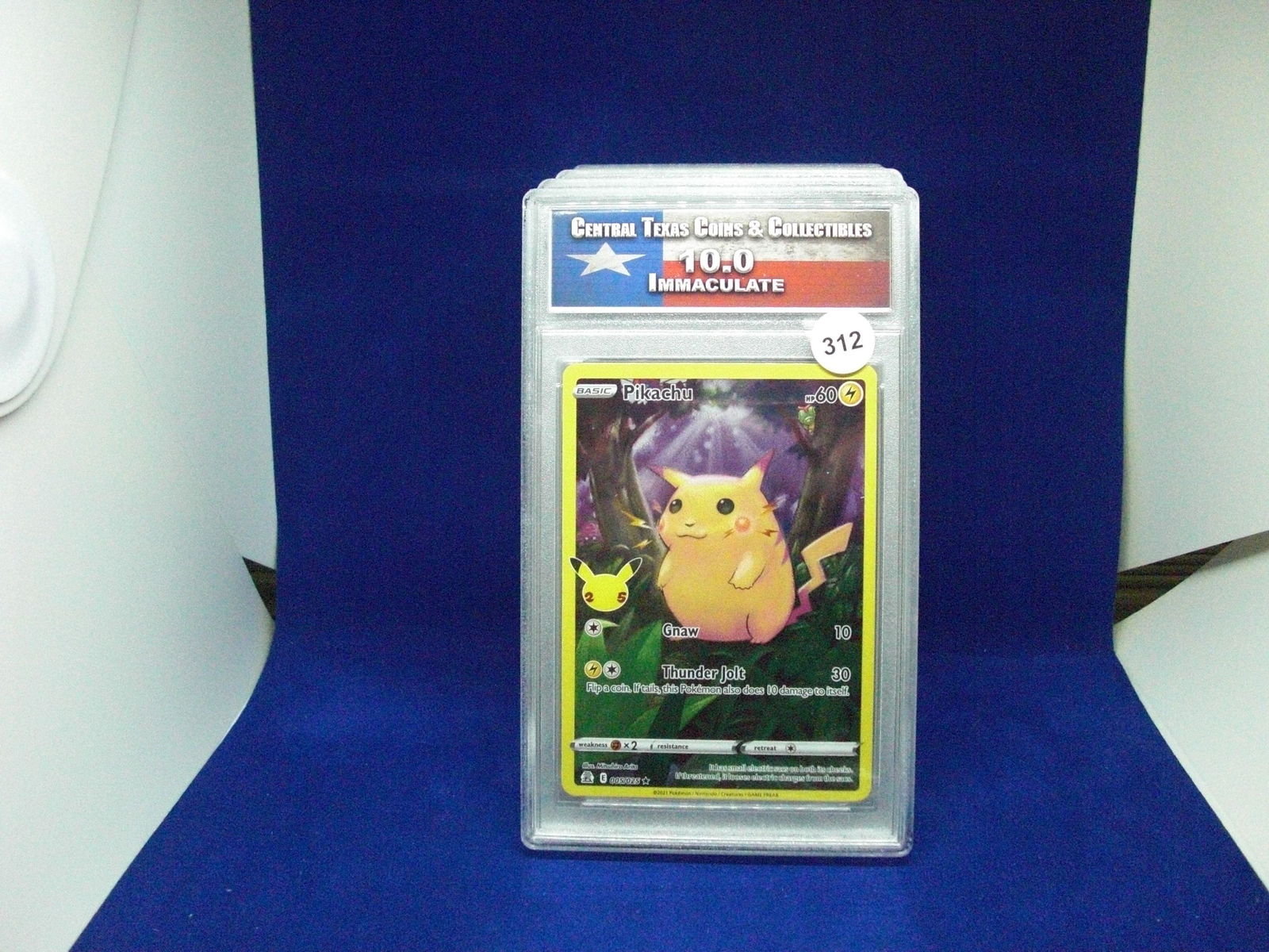 ctcc graded pokemon pikachu mint 10 (1 of 1)