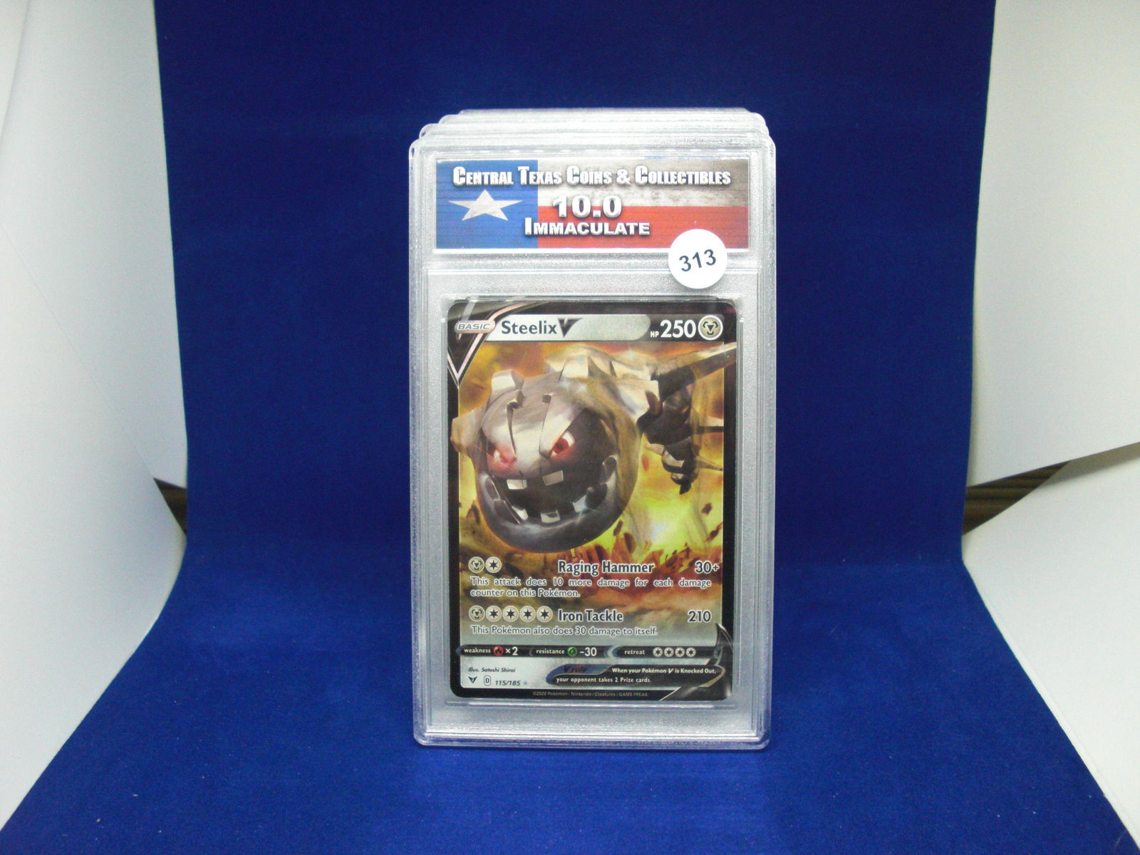 ctcc graded pokemon steelixv mint 10 (1 of 1)