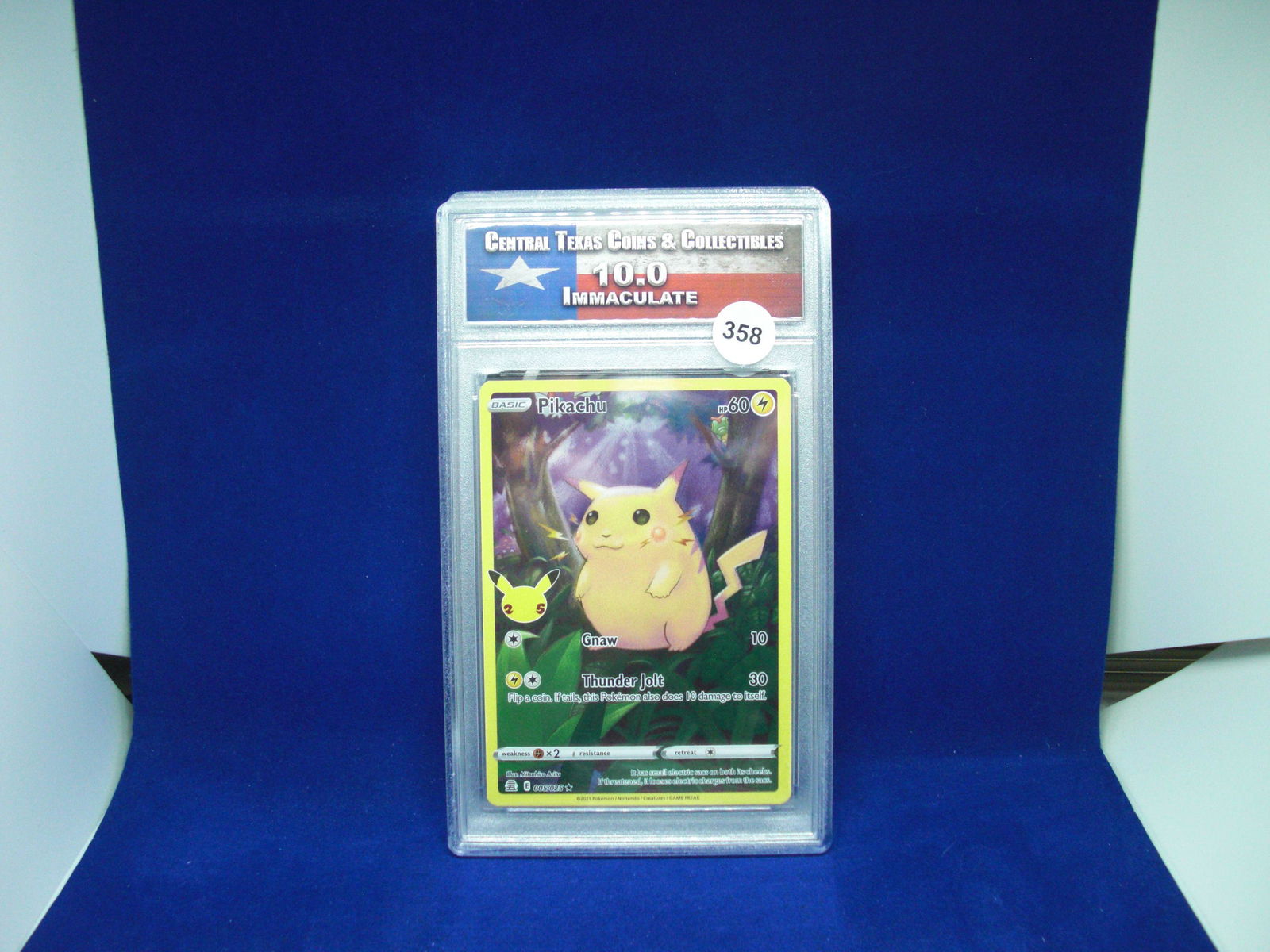 ctcc graded pokemon pikachu mint 10 (1 of 1)