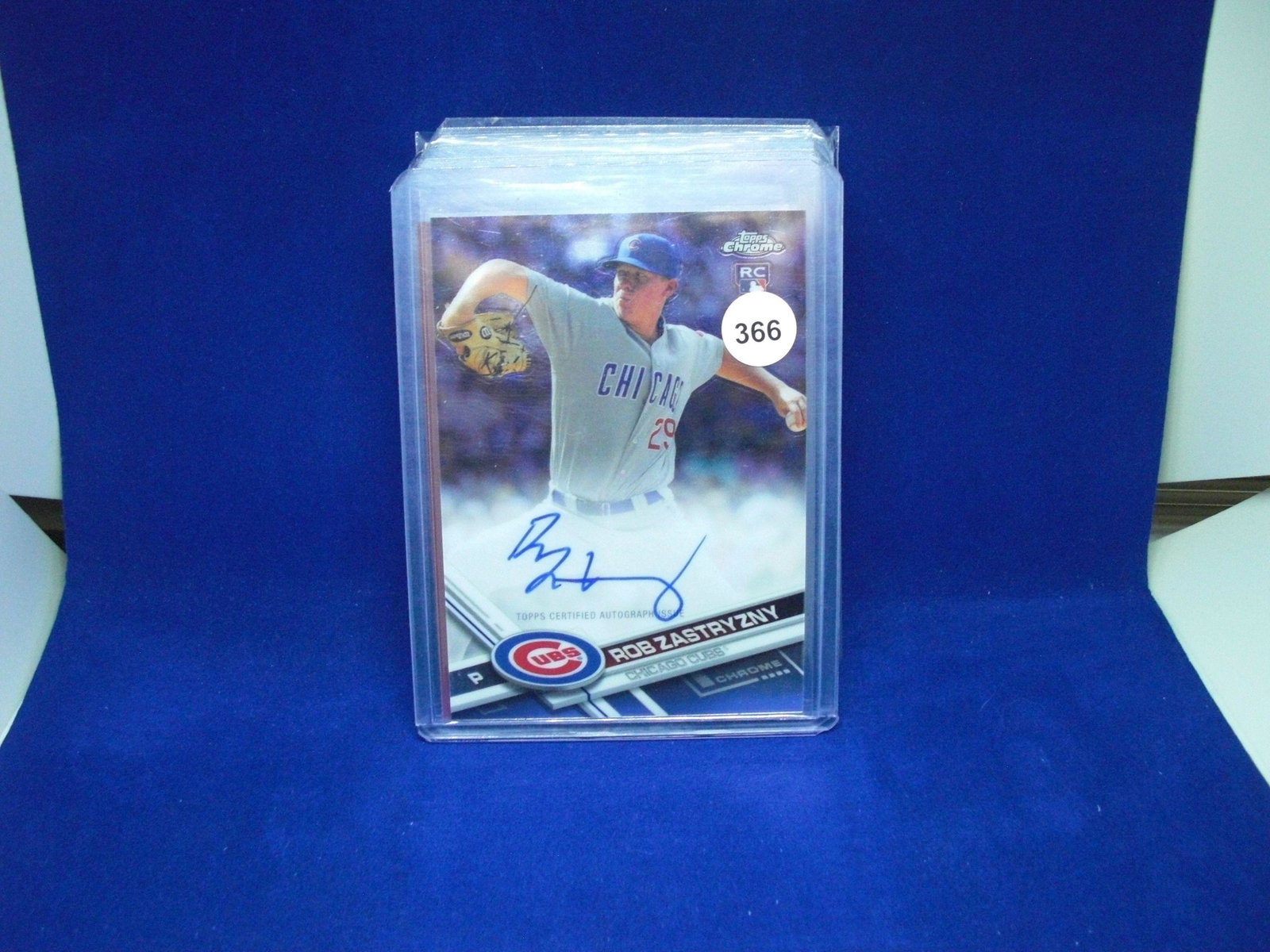 rob zastryzny auto rookie: in top loader