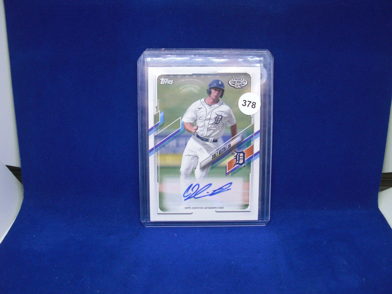 colt keith auto: in top loader