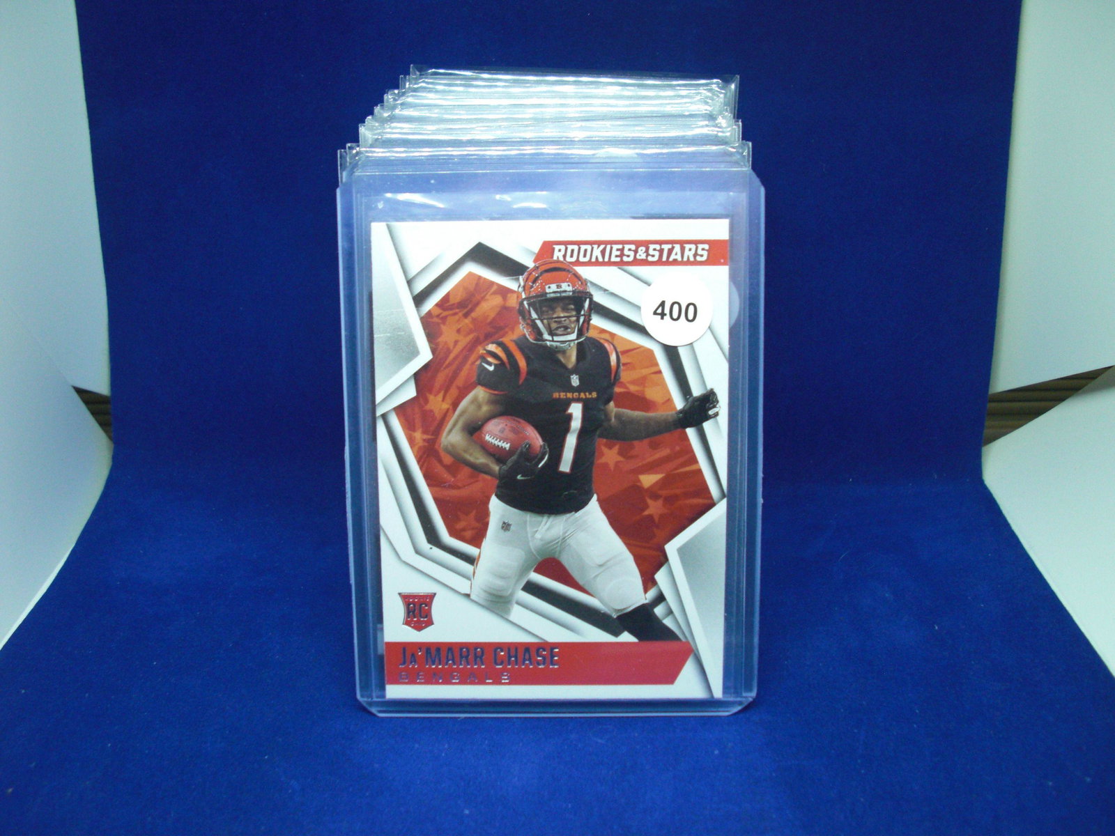 ja'marr chase rookie: in top loader