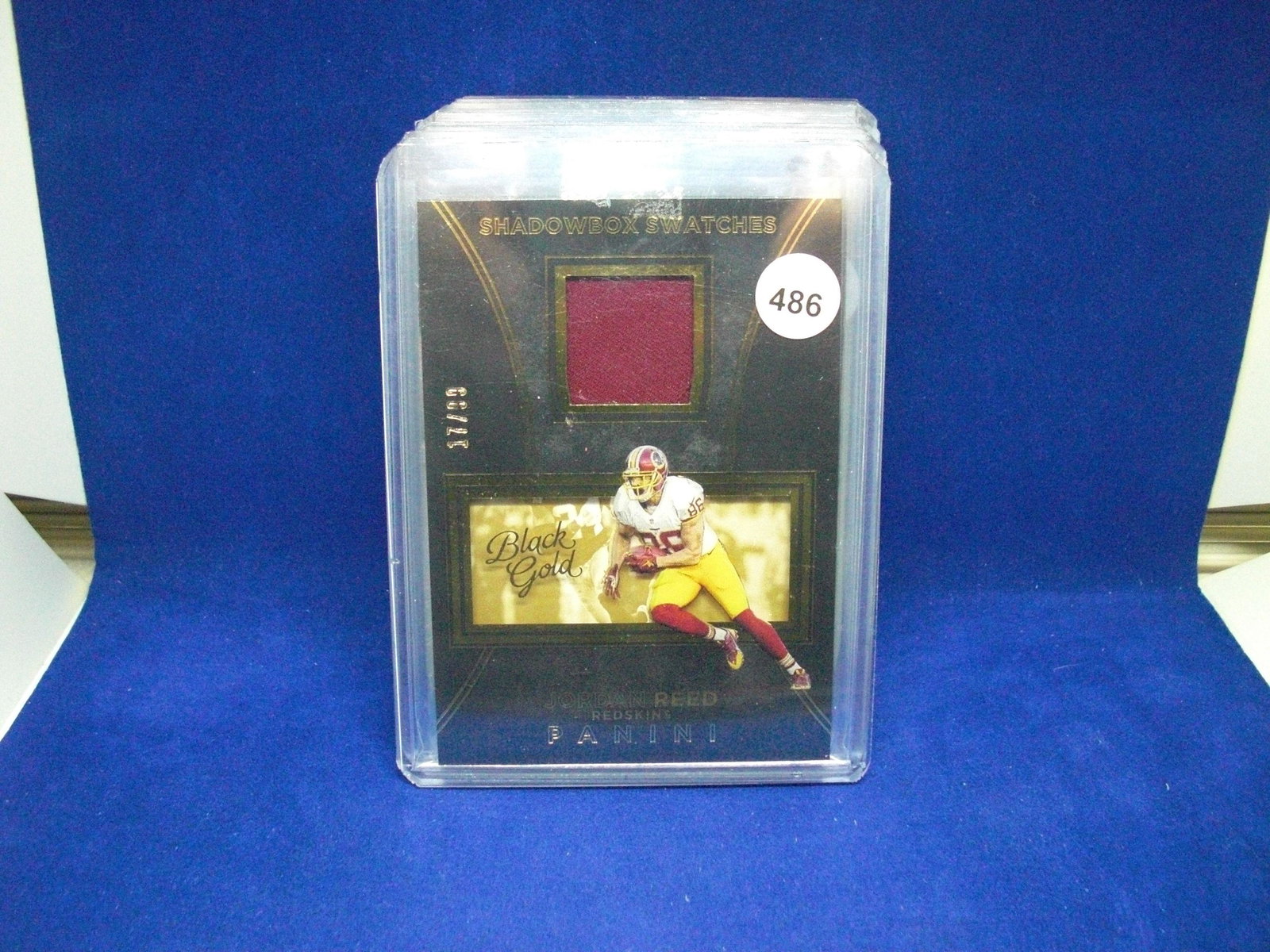 jordan reed jersey #17/99 shadowbox: in top loader