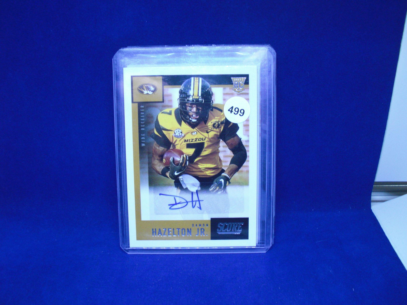 damon hazelton jr auto rookie (1 of 1)