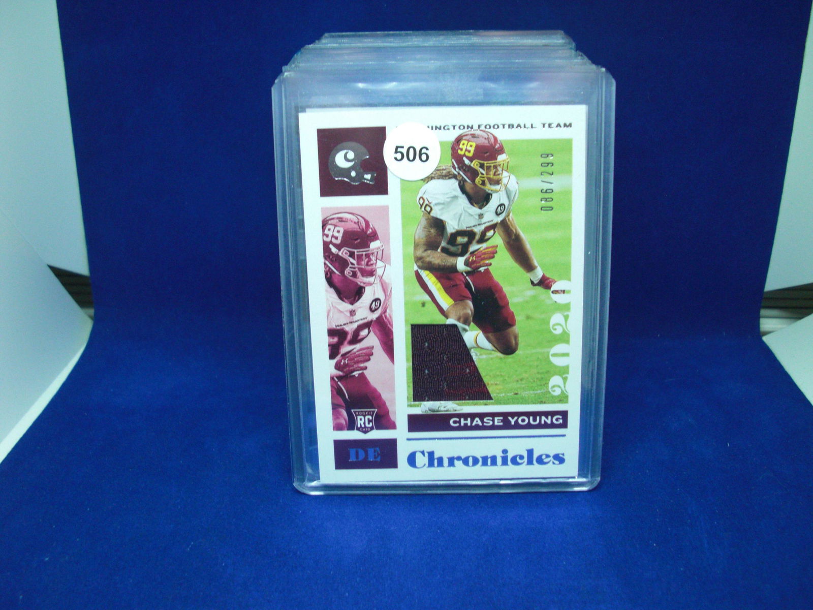 chase young rookie jersey #86/299 (1 of 1)