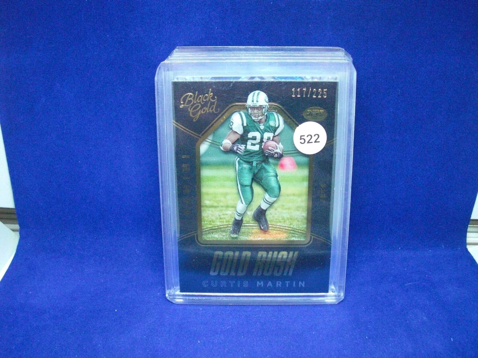 curtis martin black gold #117/225 gold rush (1 of 1)