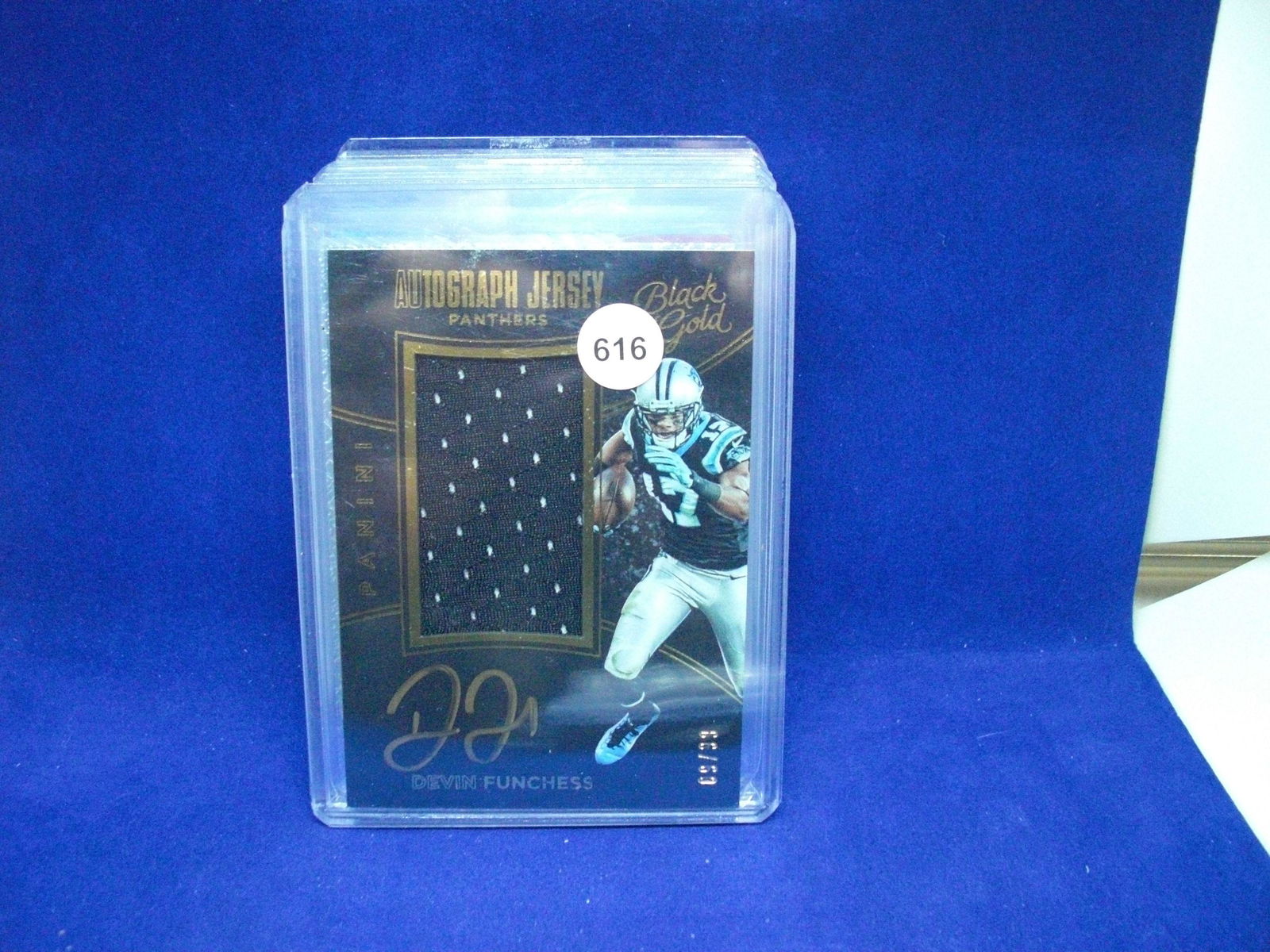 devin funchess jersey black gold #9/99 (1 of 1)