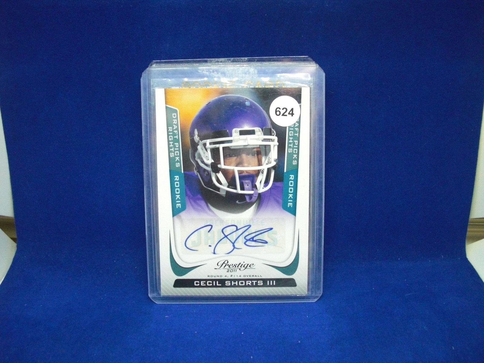 cecil shorts auto #446/699: in top loader
