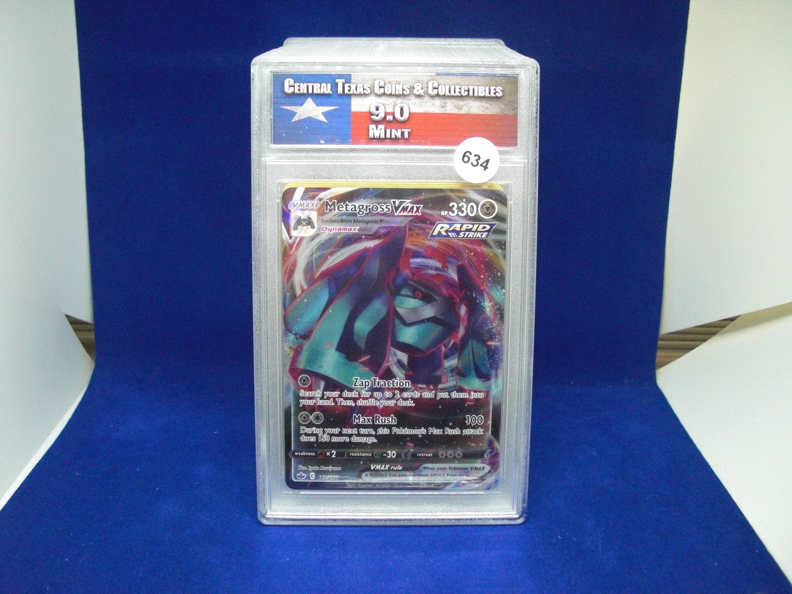 ctcc graded pokemon metagross vmax mint 9 (1 of 1)