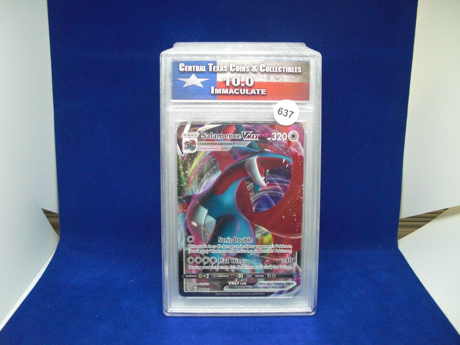 ctcc graded pokemon salameence vmax mint 10 (1 of 1)