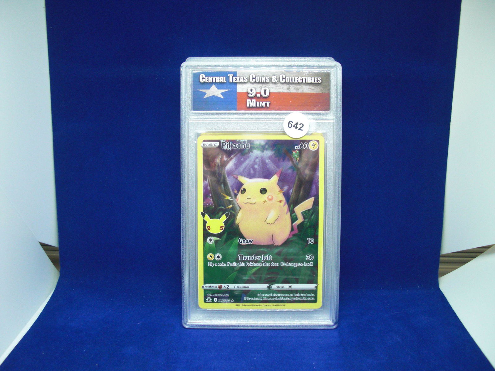 ctcc graded pokemon pikachu mint 9 (1 of 1)