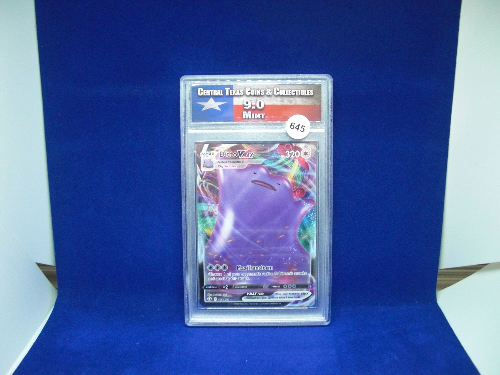 ctcc graded pokemon ditto vmax mint 9 (1 of 1)