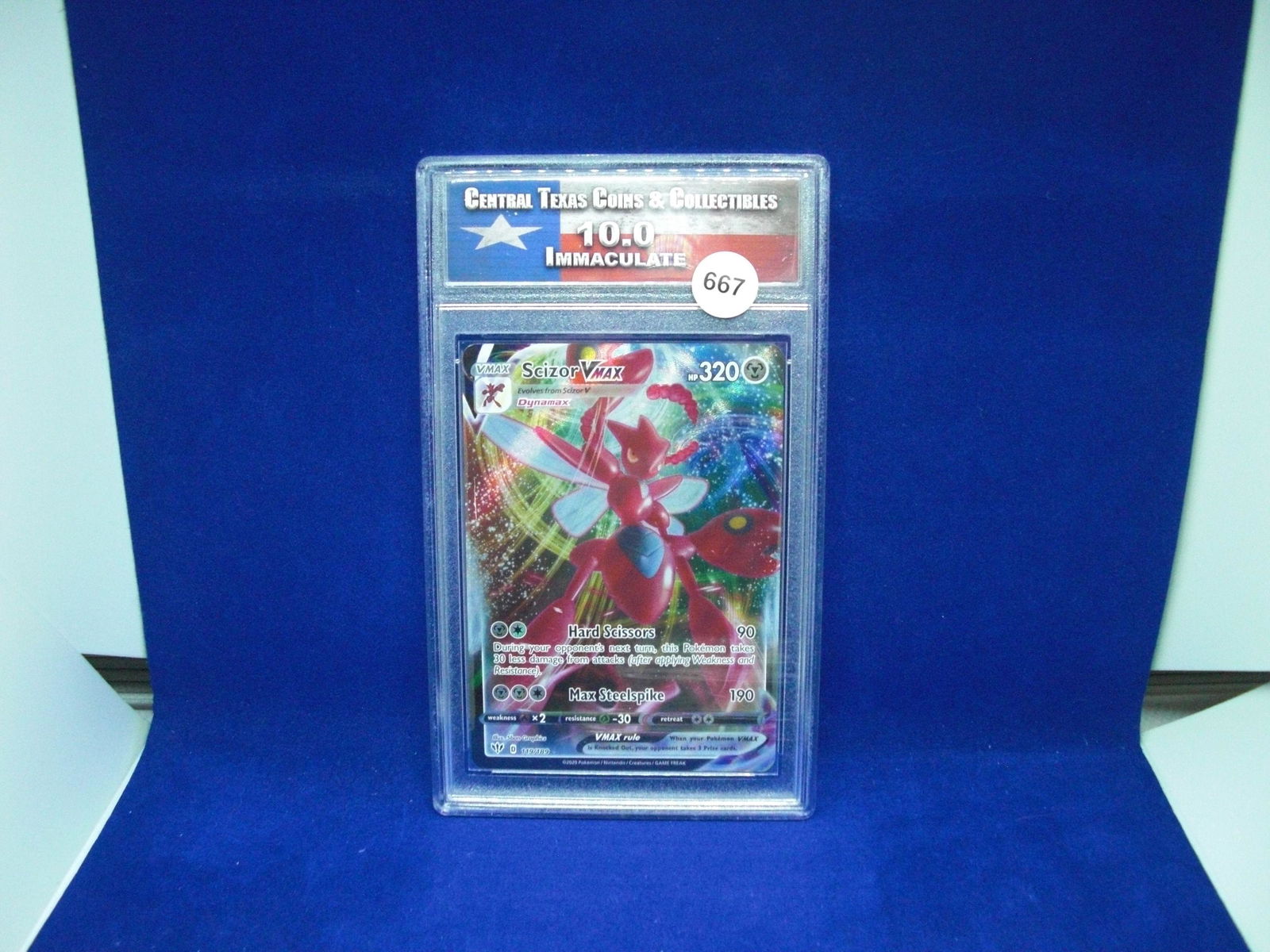 ctcc graded pokemon scizor vmax mint 10 (1 of 1)