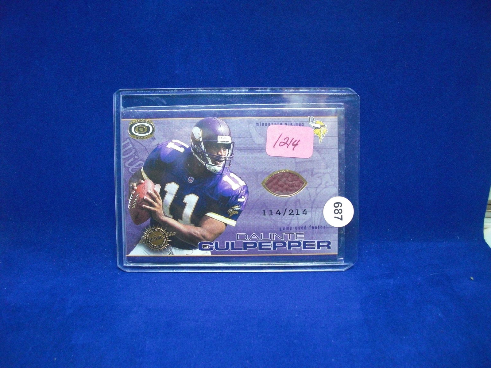 daunte culpepper game used ball #114/214 (1 of 1)