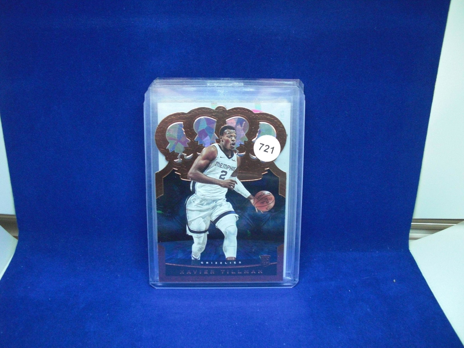 xavier tillman rookie crown rookie: in top loader