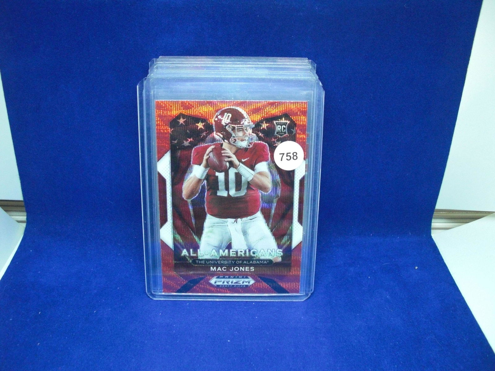 mac jones red rookie all american prizm (1 of 1)