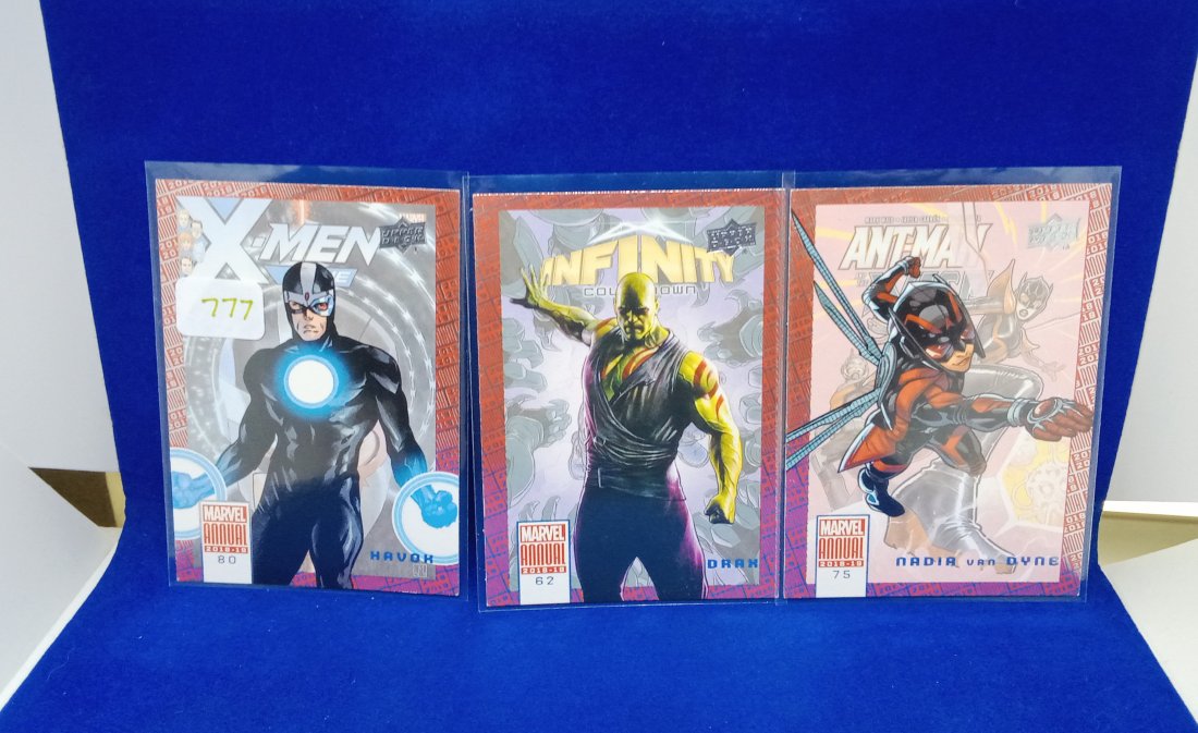 Lot of 3 marvel comic cards (1 of 1)