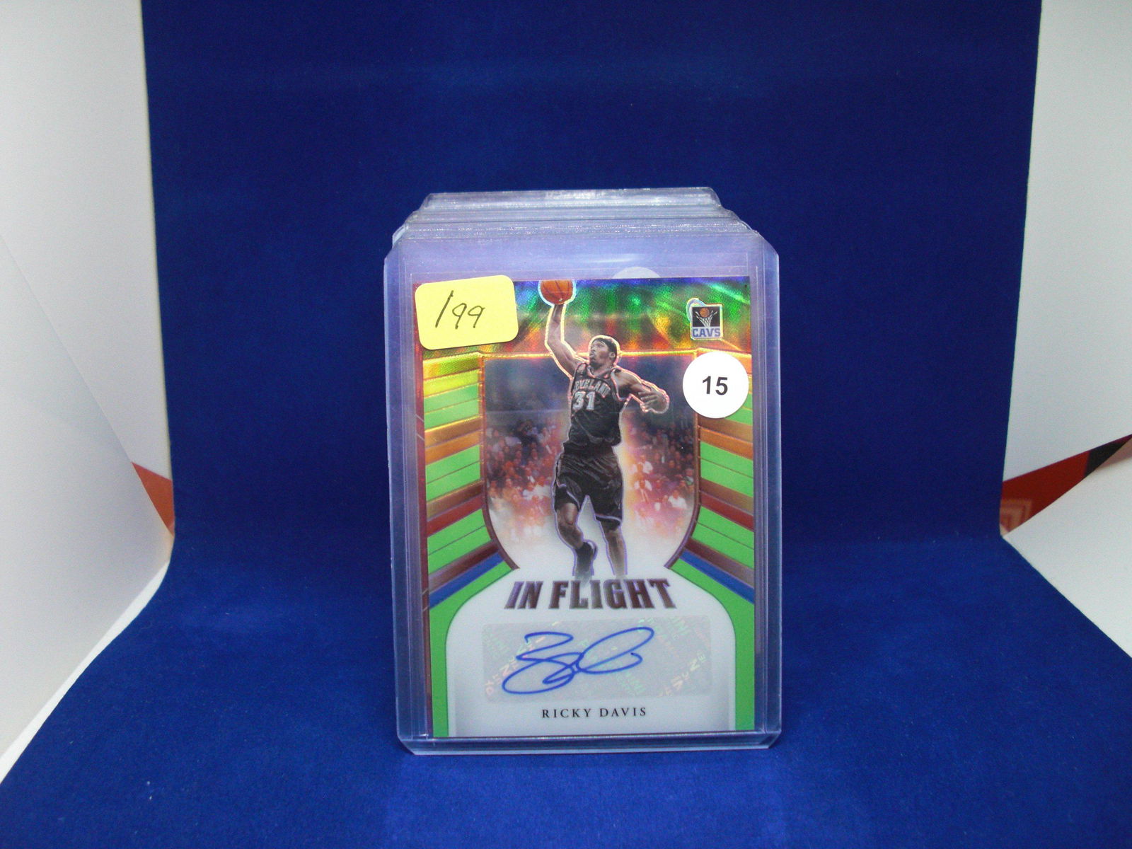 ricky davis auto in flight green #51/99 (1 of 1)